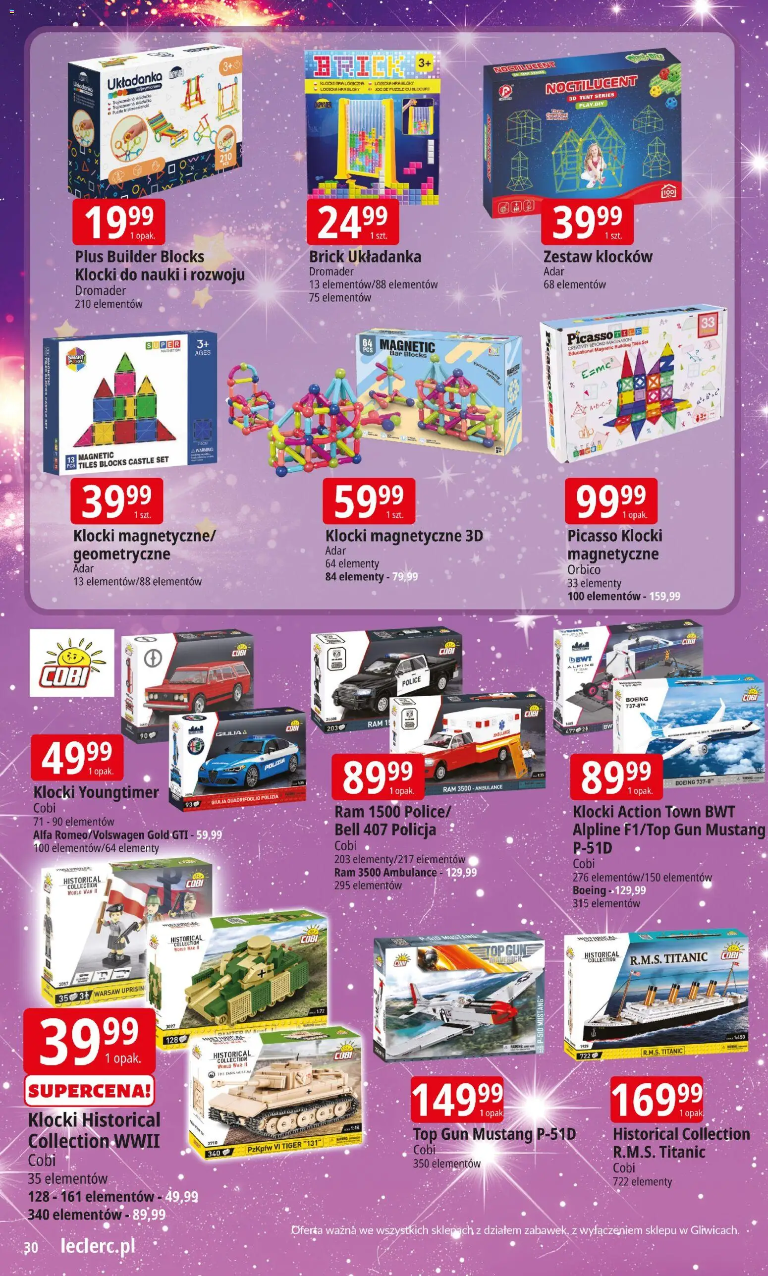 E.Leclerc Gazetka - Zabawki od 12.11.2025 | Strona: 29 | Produkty: Magnetic, Top, Gra, Klocki magnetyczne
