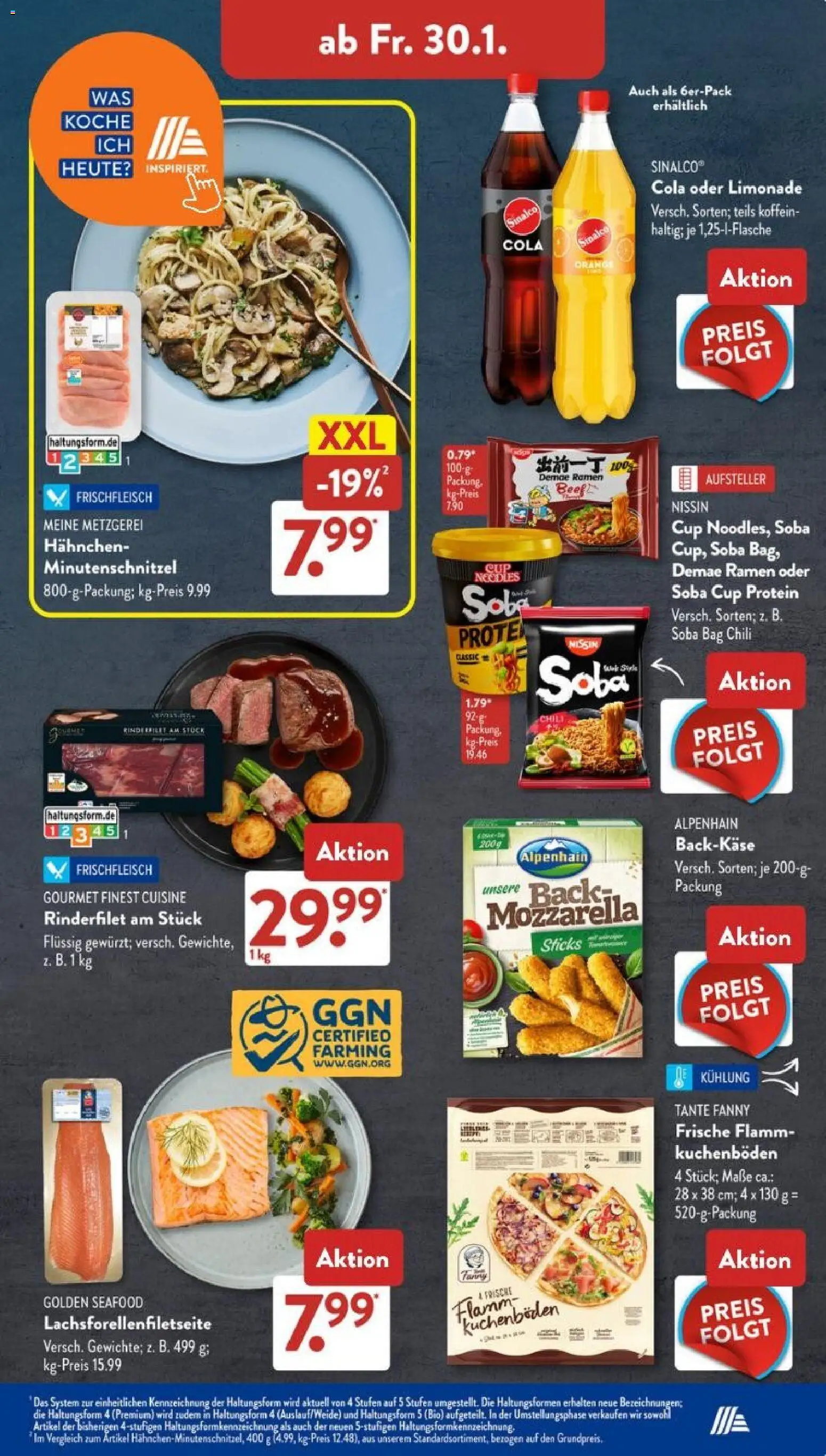 Aldi Süd Prospekt 	 – gültig ab 26.01.2026 | Seite: 17 | Produkte: Hahnchen, Cola, Rinderfilet, Chili