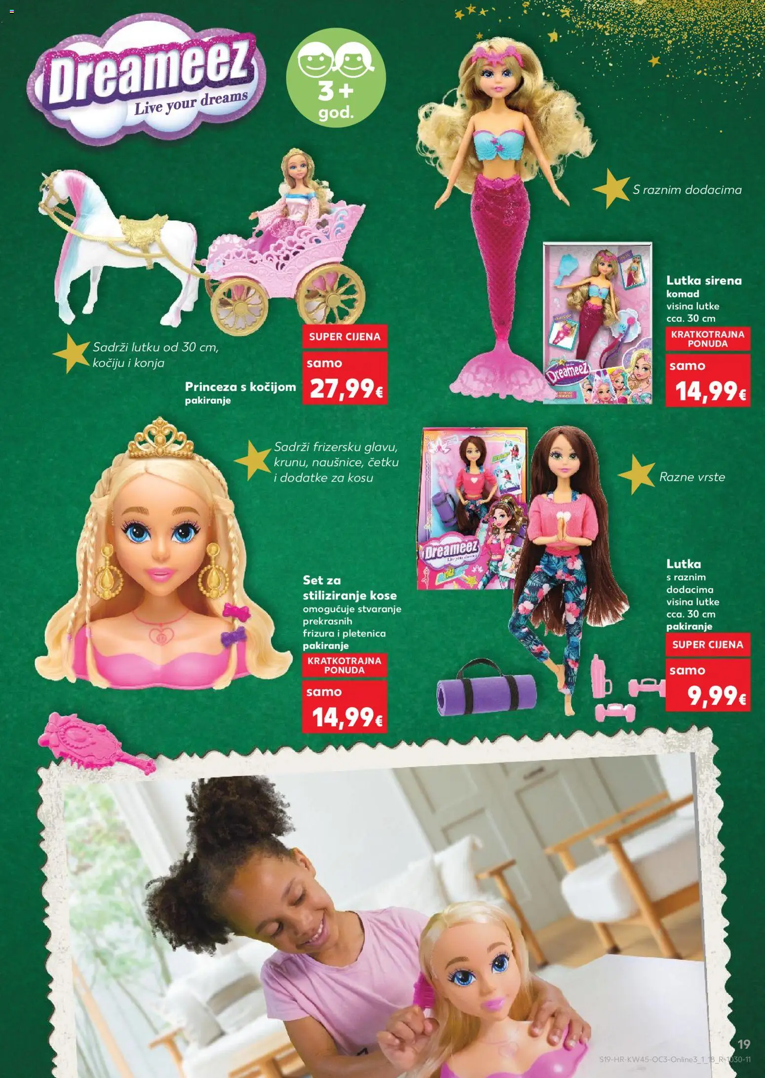 Kaufland katalog | vrijedi od 03.11.2025 | Stranica: 19 | Proizvodi: Lutka, Lutke