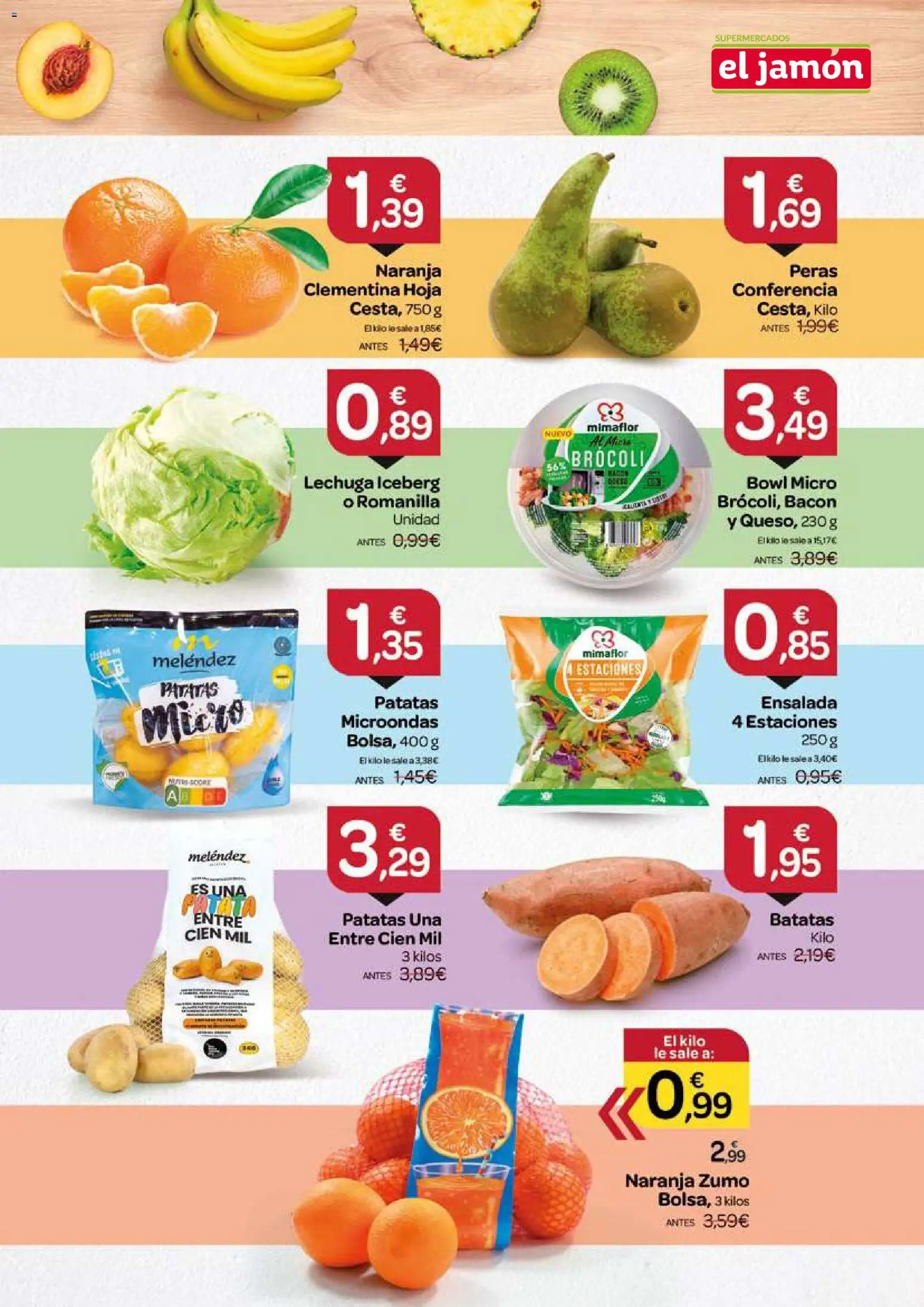 Supermercados El Jamón folleto │ válido desde el 26.02.2026 | Página: 3 | Productos: Jamón, Ροζ πιπέρι, Ensalada