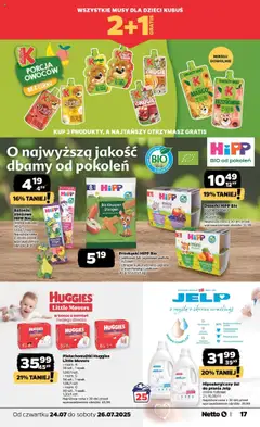 Netto gazetka - Spożywcza od 24.07.2025 | Strona: 17 | Produkty: Mango, Kasza, Pieluchomajtki, Wafelki