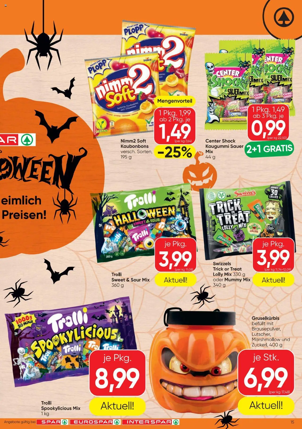 Spar Flugblatt gültig ab 09.10.2025 | Seite: 15