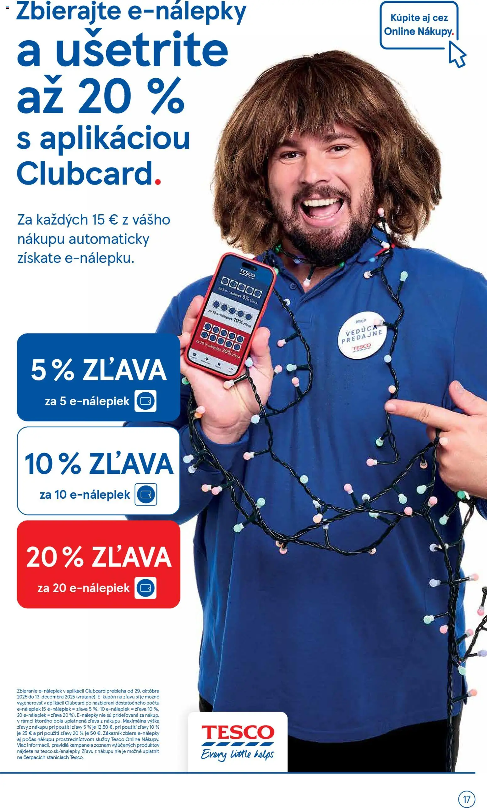 Nové Tesco akcie – leták je platný od 29.10.2025 | Strana: 17