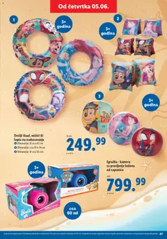 Lidl katalog - važi od 29.05.2025 | Strana: 47 | Proizvode: Lopta, Kamera, Barbie