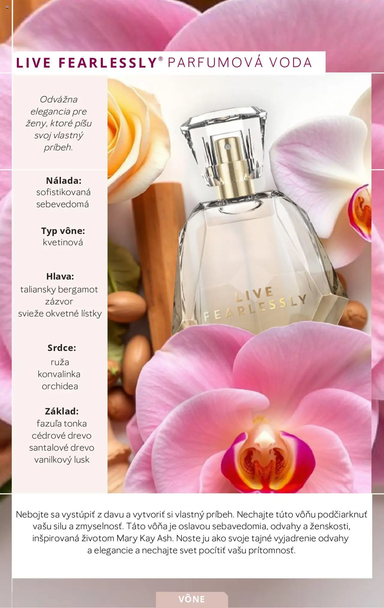 Nové Mary Kay akcie – leták je platný od 12.12.2024 | Strana: 15 | Produkty: Zázvor, Fazuľa, Parfém, Orchidea