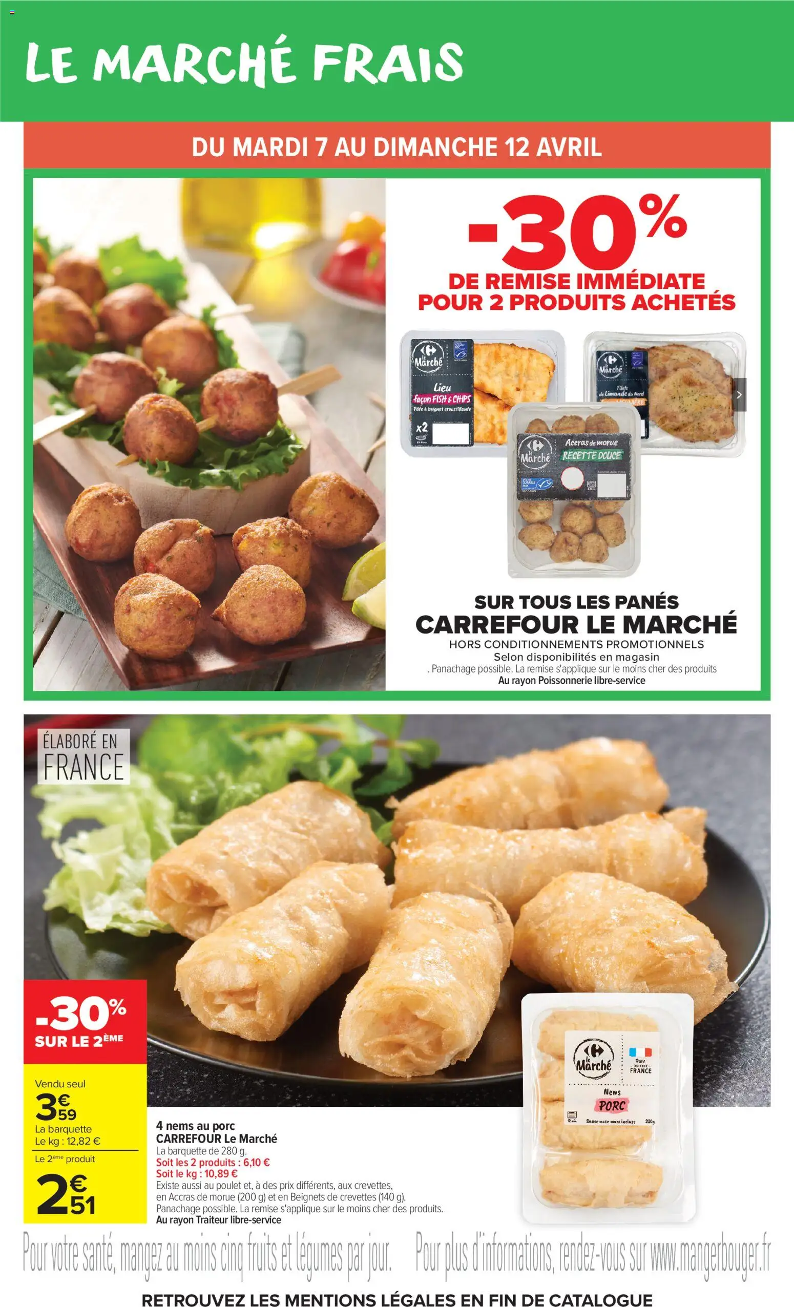 {H1} | Page: 7 | Produits: Poissonnerie, Morue, Porc, Chips