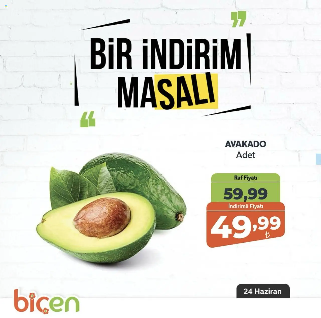 Biçen Market  Bir İndirim MaSali - 24.06.2025 tarihinden itibaren geçerlidir | Sayfa: 23 | Ürünler: Raf