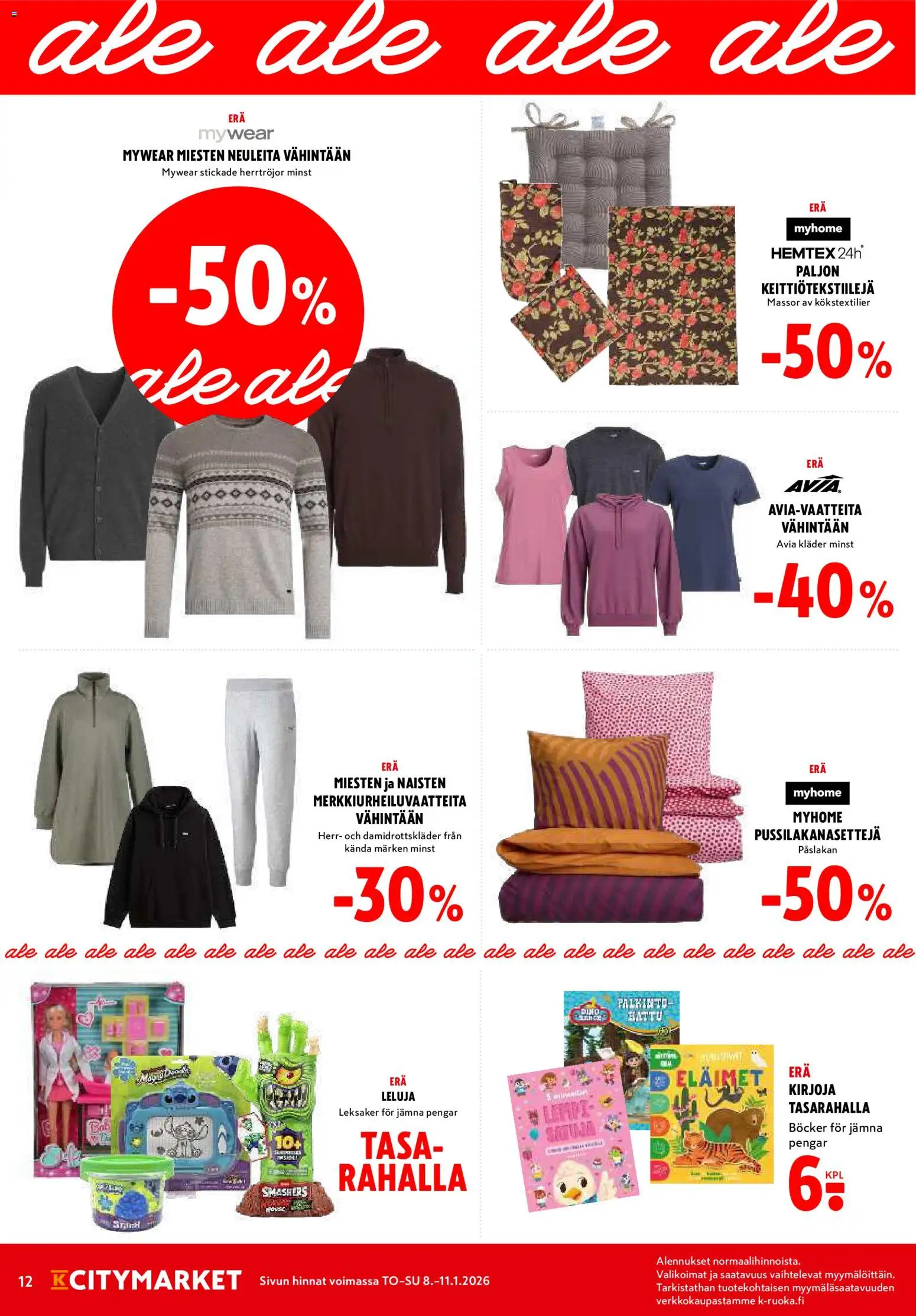 K-Citymarket tarjoukset – voimassa 08.01.2026 alkaen | Sivu: 12 | Tuotteet: Hattu