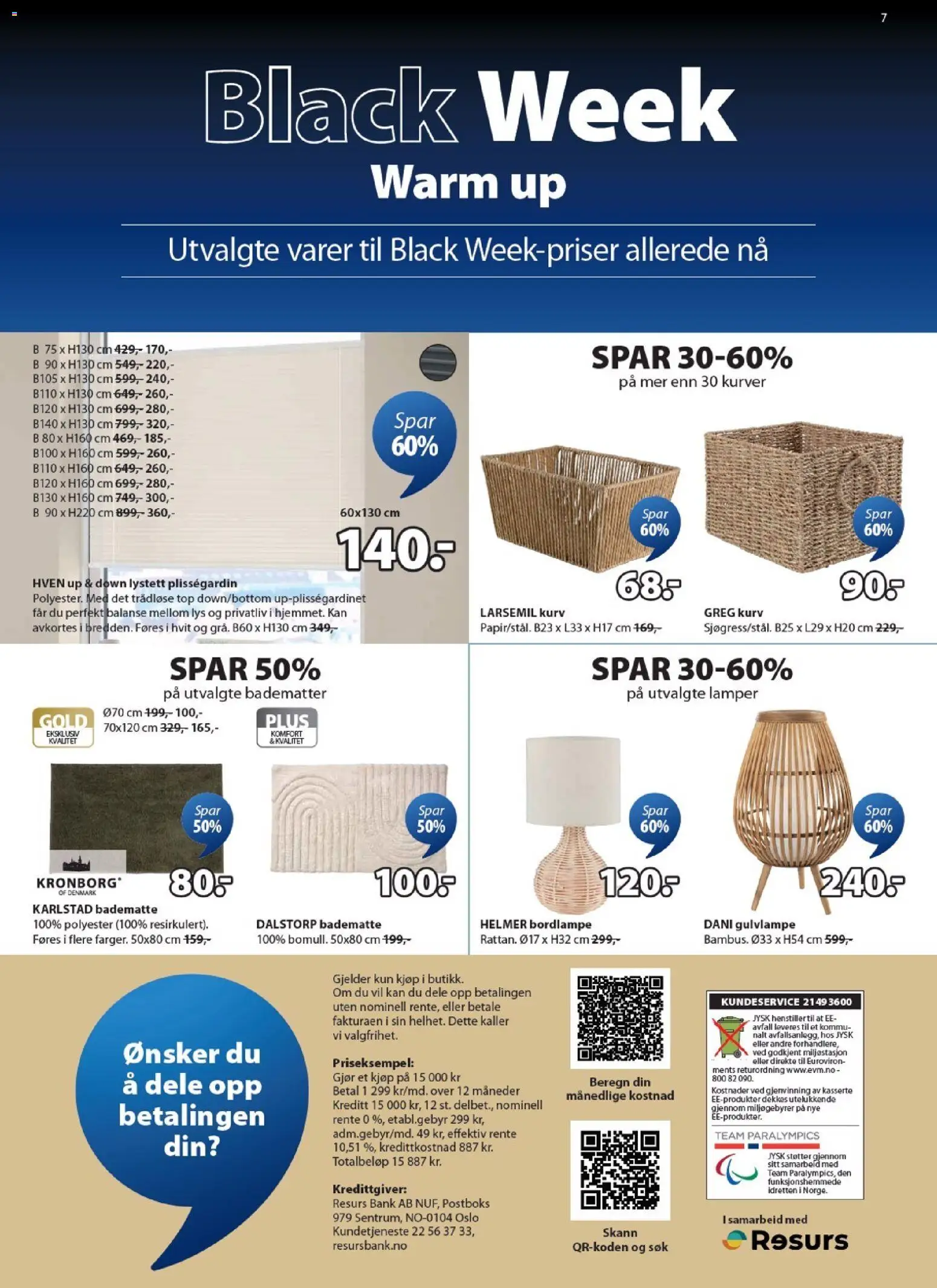 {H1} | Side: 7 | Produkter: Суміш дитяча, Badematte, Kurv, Jeux