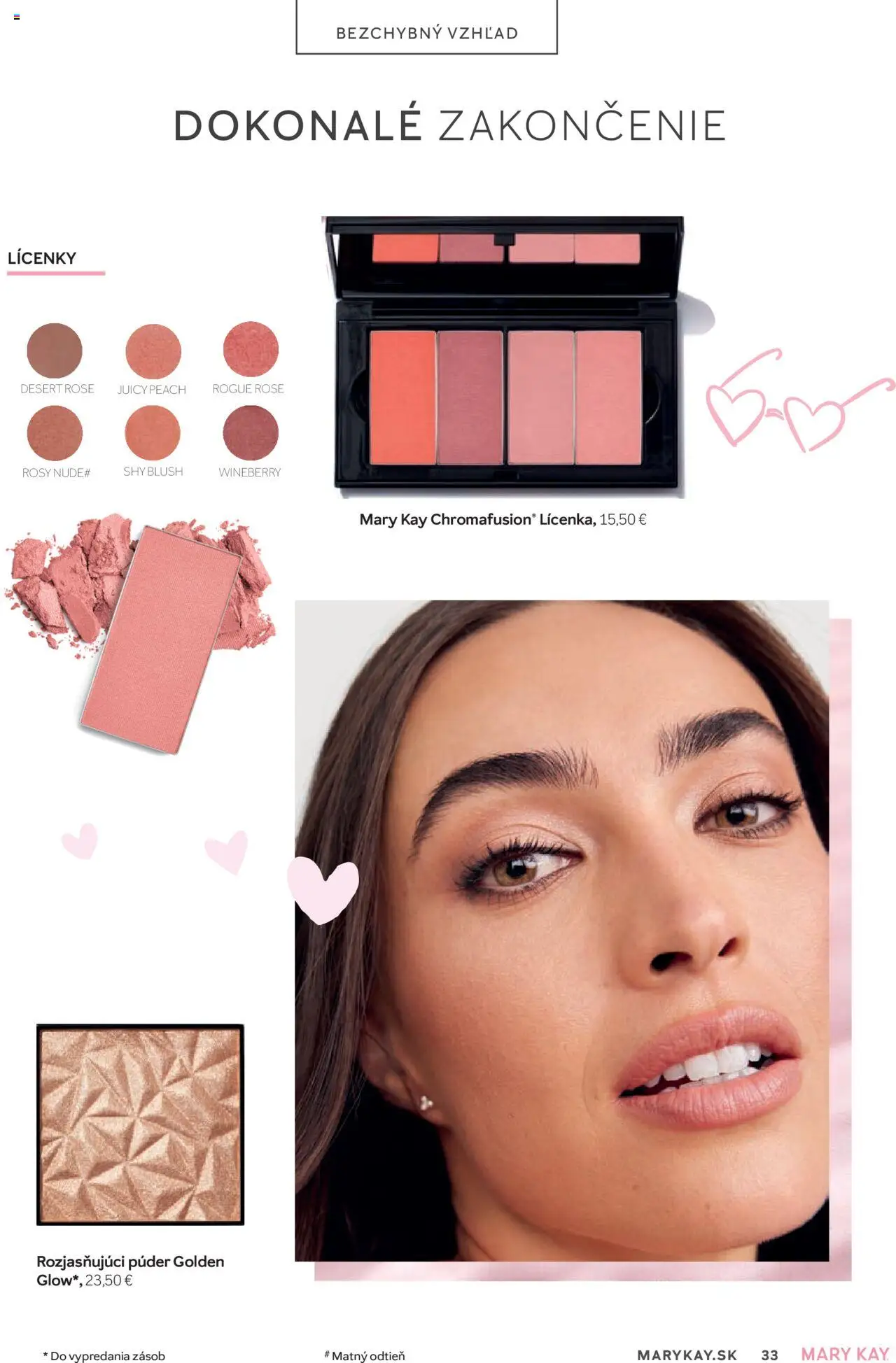 Mary Kay katalóg │ platný od 16.07.2025 | Strana: 33 | Produkty: Púder, Lícenka