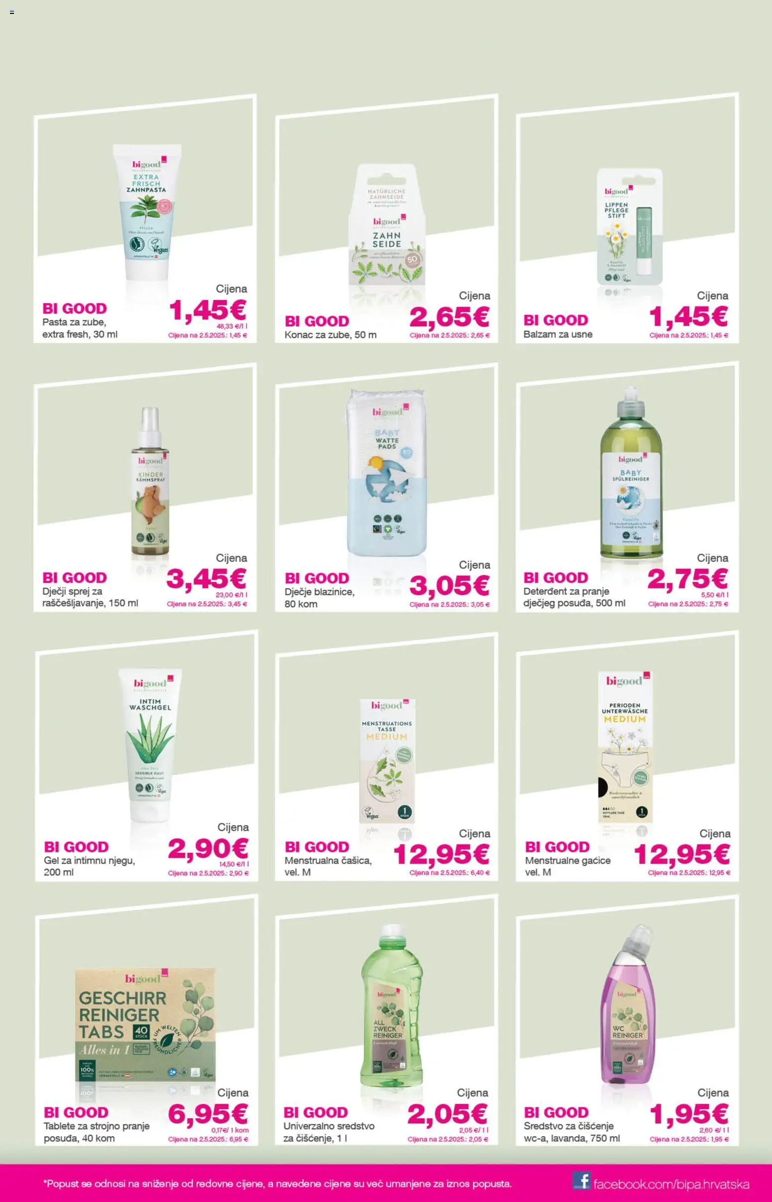 Bipa katalog | vrijedi od 16.04.2026 | Stranica: 6 | Proizvodi: Gel za intimnu njegu, Balzam za usne, Gaćice, Pasta