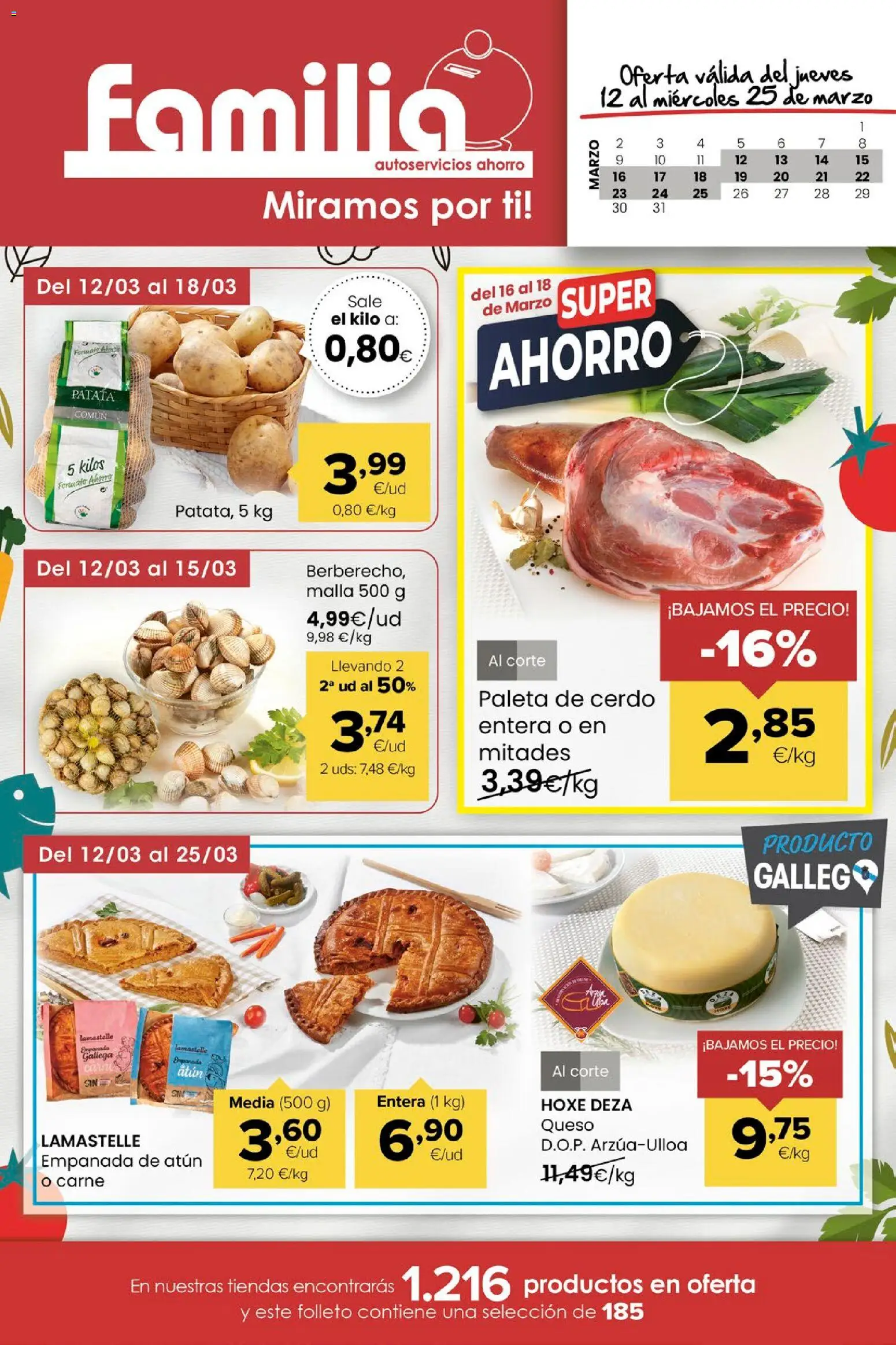 Eroski folleto │ válido desde el 12.03.2026 | Página: 1 | Productos: Queso, Cerdo