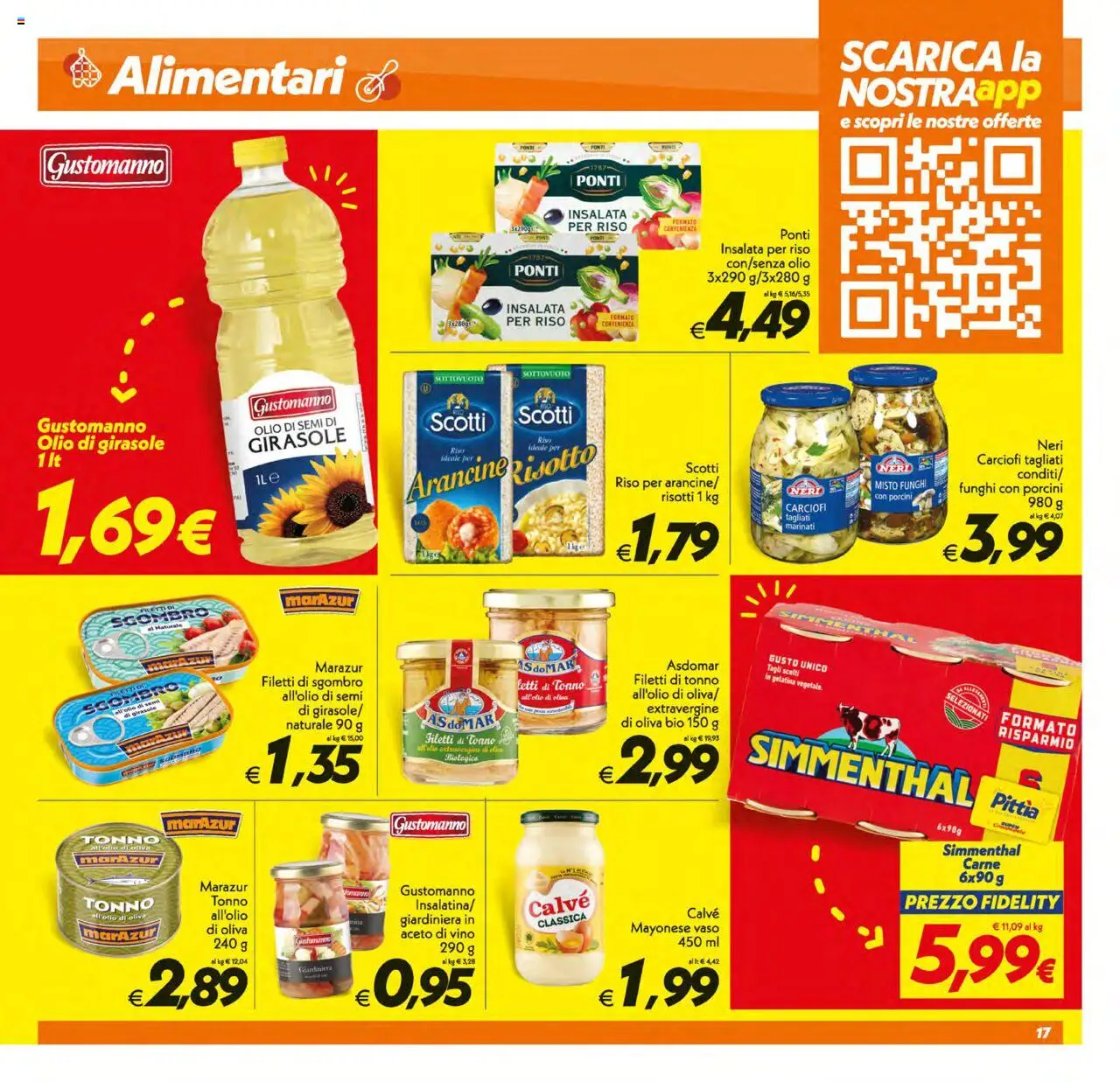 Volantino SuperConveniente del 12.08.2025 | Pagina: 17 | Prodotti: Olio, Tonno, Aceto, Sgombro