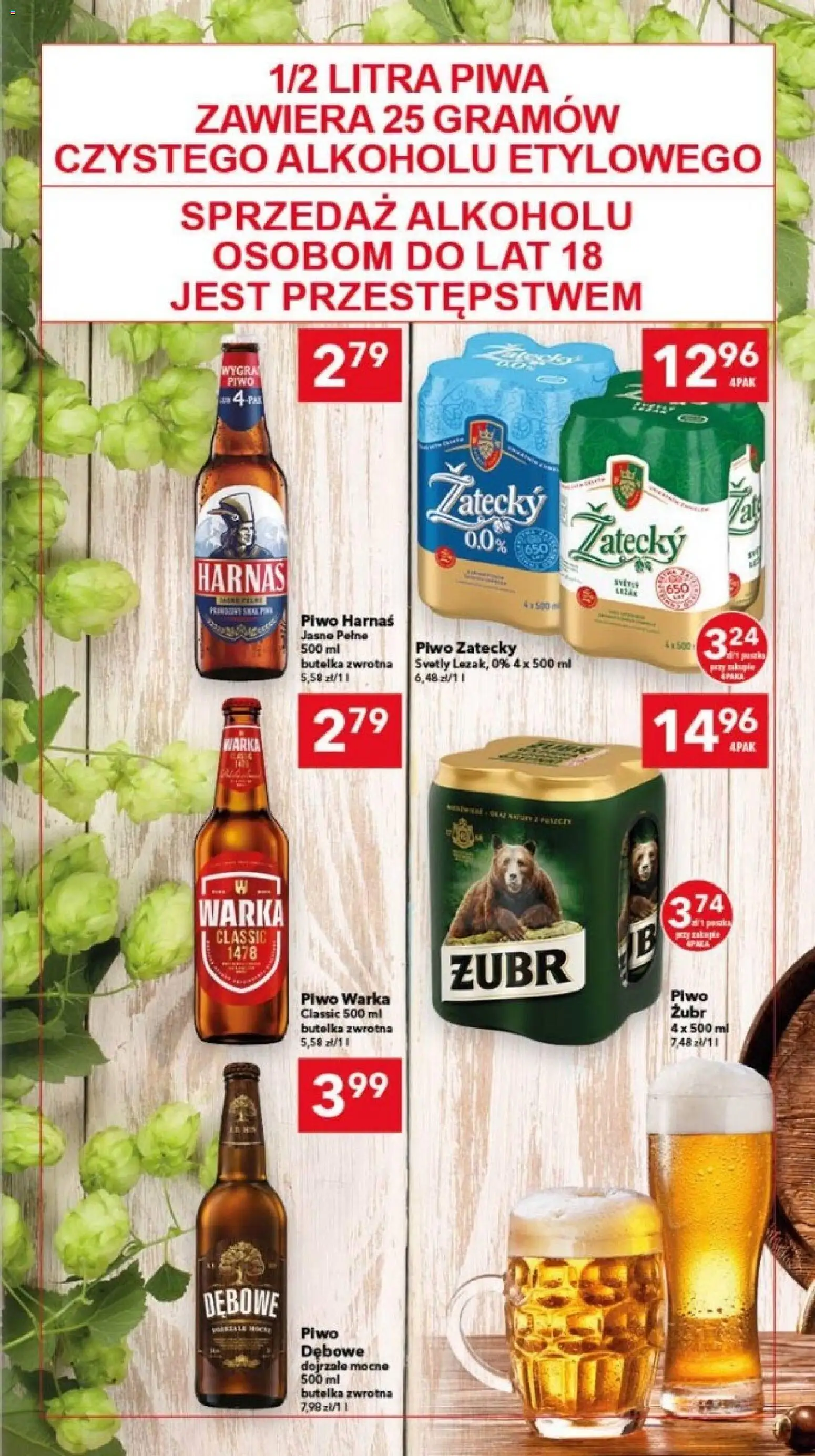 Lewiatan gazetka - Szczecin od 15.01.2026 | Strona: 7 | Produkty: Warka, Piwo Warka, Harnaś, Piwo