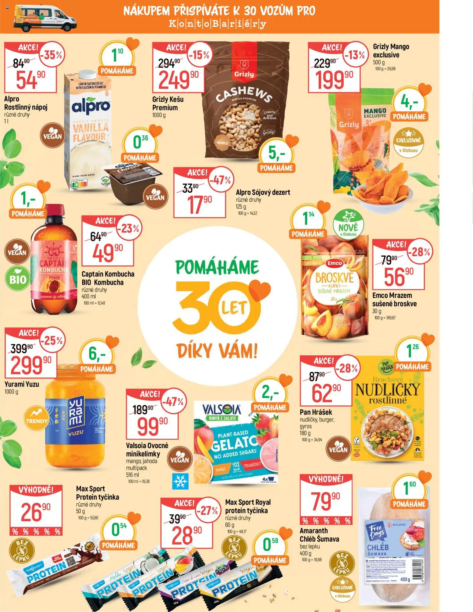 Globus leták - Trmice od 08.04.2026 | Strana: 13 | Produkty: Ovoce, Gyros, Broskve, Alpro