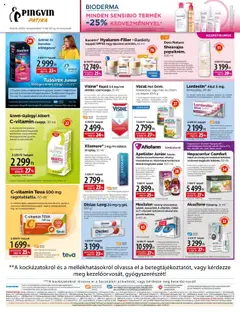 Pingvin Patika akciós ujság - amely érvényes a következő dátumtól: 01.09.2025 | Oldal: 8 | Termékek: Méz, Arckrém, Sör, Citrom