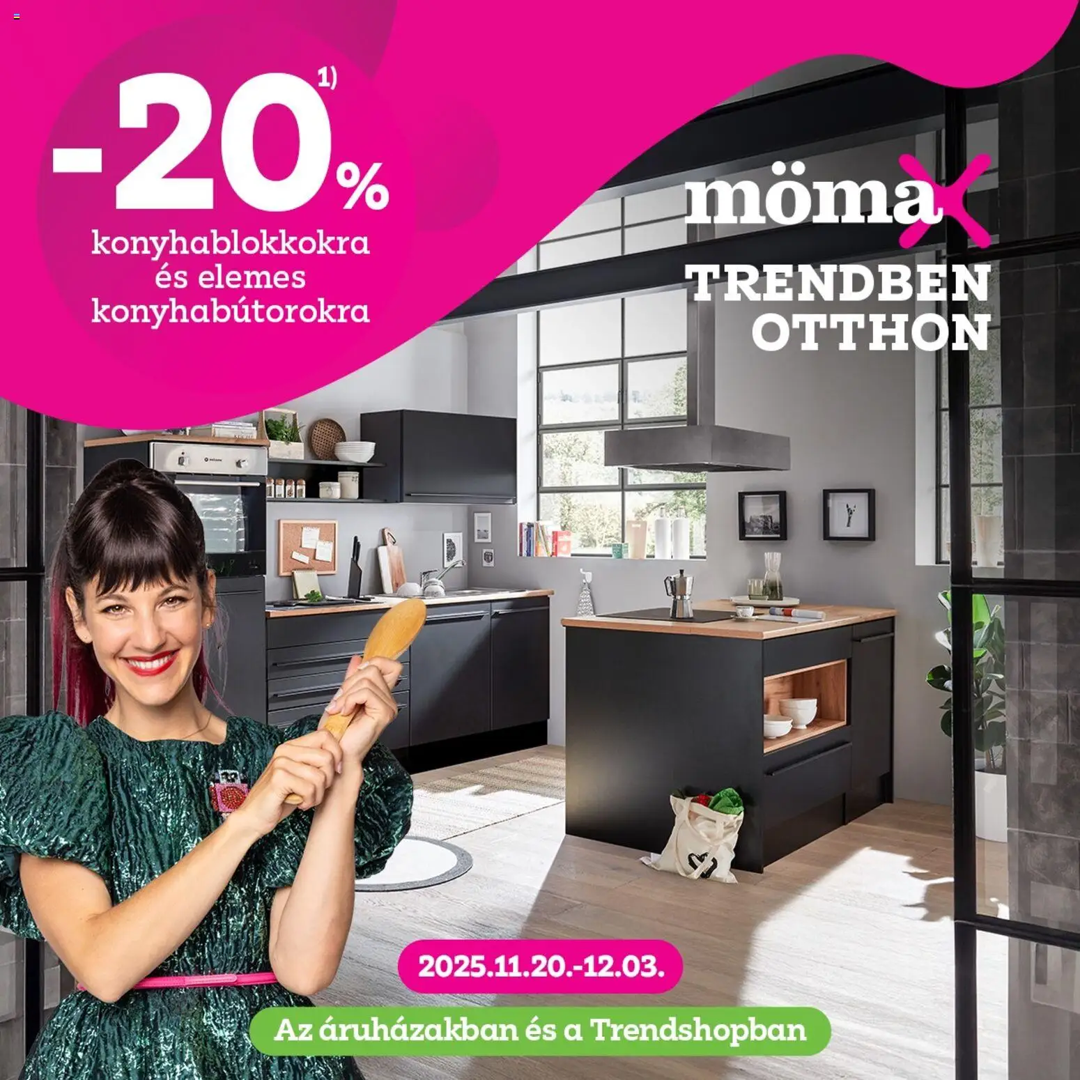 Mömax akciós ujság - amely érvényes a következő dátumtól: 20.11.2025 | Oldal: 1