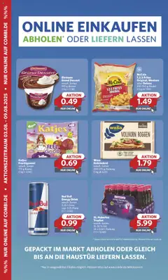 Combi Prospekt 	 - gültig ab dem 28.07.2025 | Seite: 18 | Produkte: Red bull, Likör, Katjes, McCain