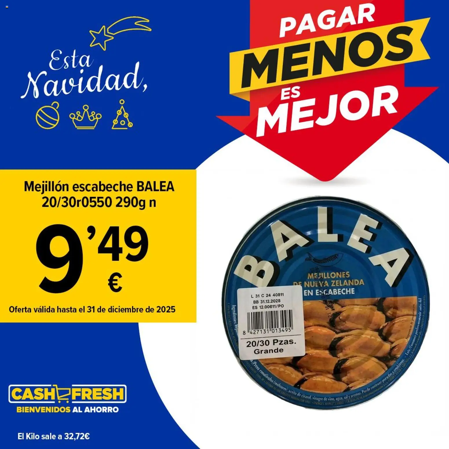 Cash Fresh folleto │ válido desde el 12.12.2025 | Página: 3 | Productos: Aceite