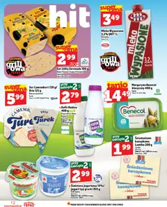 Topaz Gazetka MAZ od 05.06.2025 | Strona: 12 | Produkty: Bez laktozy, Kefir, Ser camembert, Jogurt