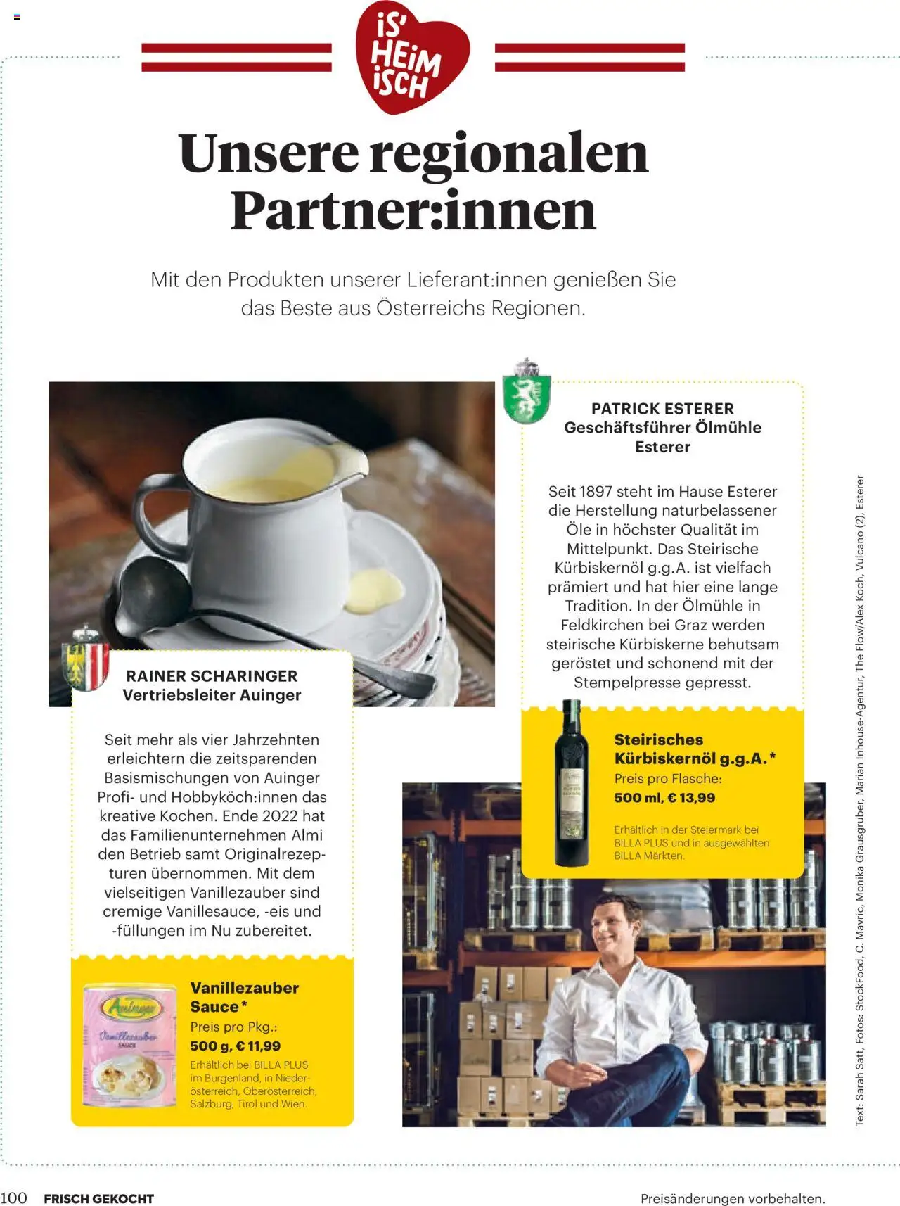 Billa Frisch Gekocht gültig ab 01.10.2025 | Seite: 98 | Produkte: Eis