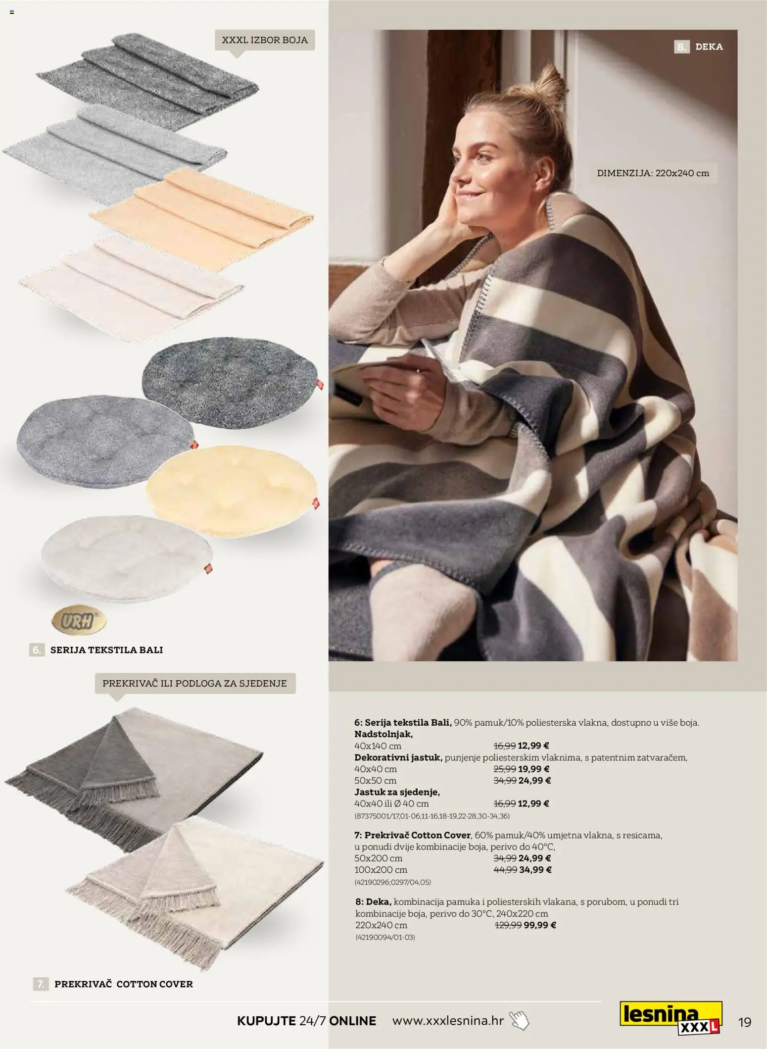 Lesnina katalog | vrijedi od 03.11.2025 | Stranica: 19 | Proizvodi: Jastuk, Deka