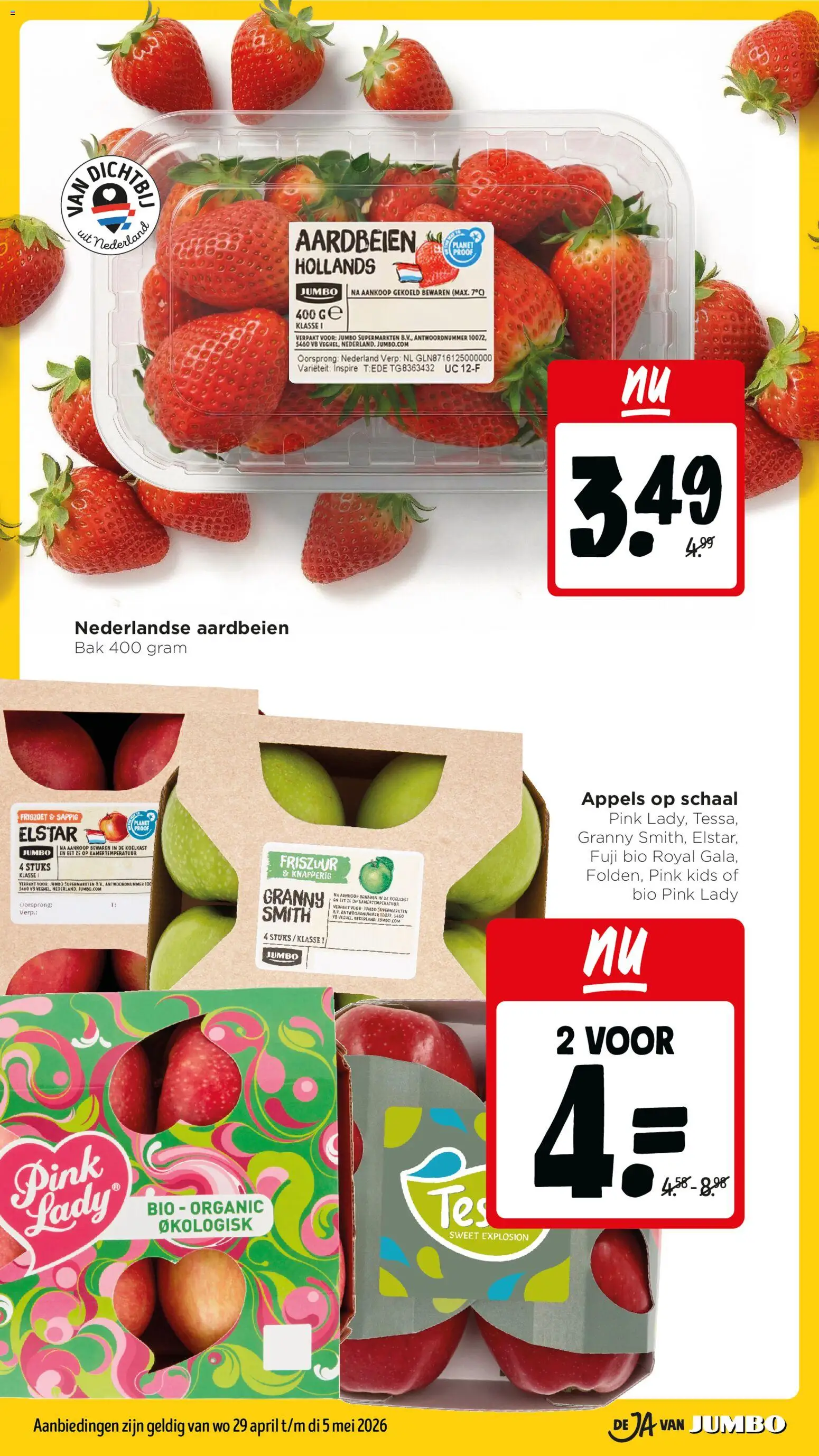 {H1} | Pagina: 3 | Producten: Appels, Aardbeien, Schaal, Koelkast