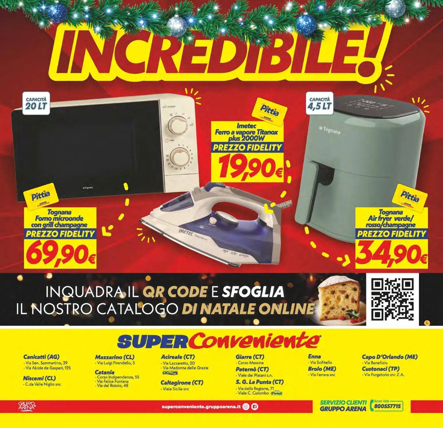 Volantino SuperConveniente del 27.12.2025 | Pagina: 24 | Prodotti: Microonde, Champagne, Forno