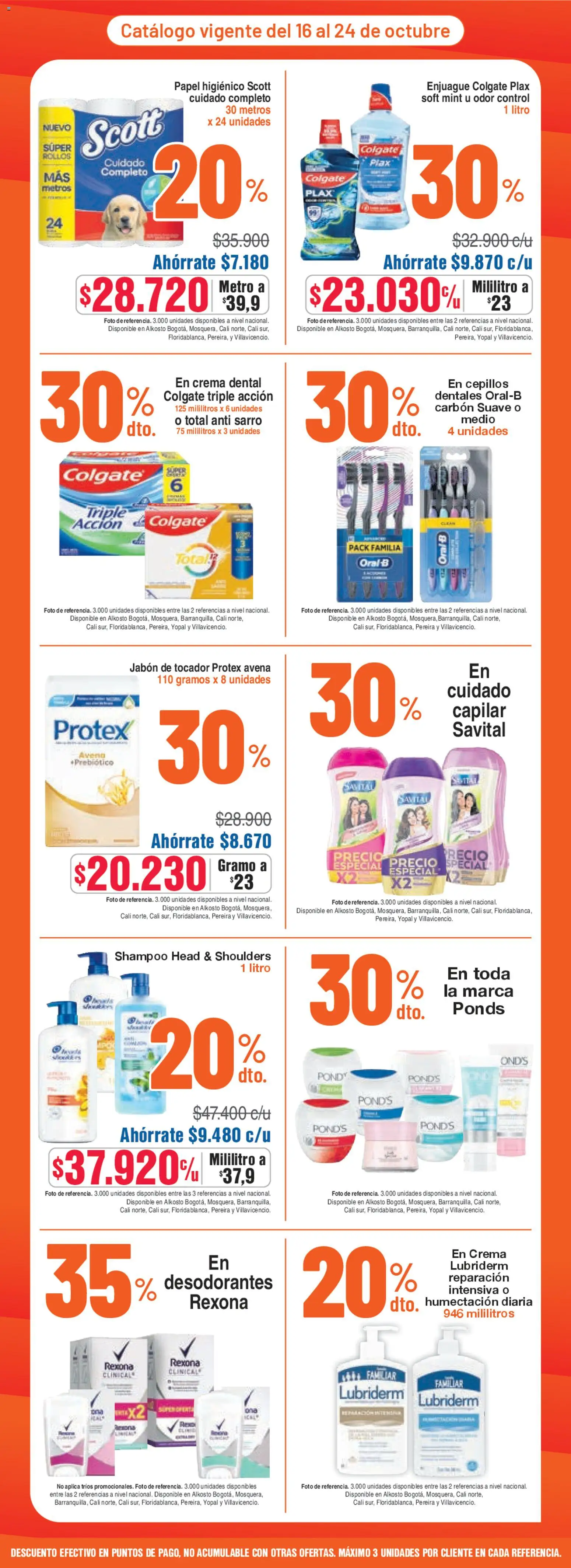 Alkosto - Hot Sale │ válido desde el 16.10.2025 | Página: 6 | Productos: Αφρώδες κρασί, Jabón, Papel higienico, Crema