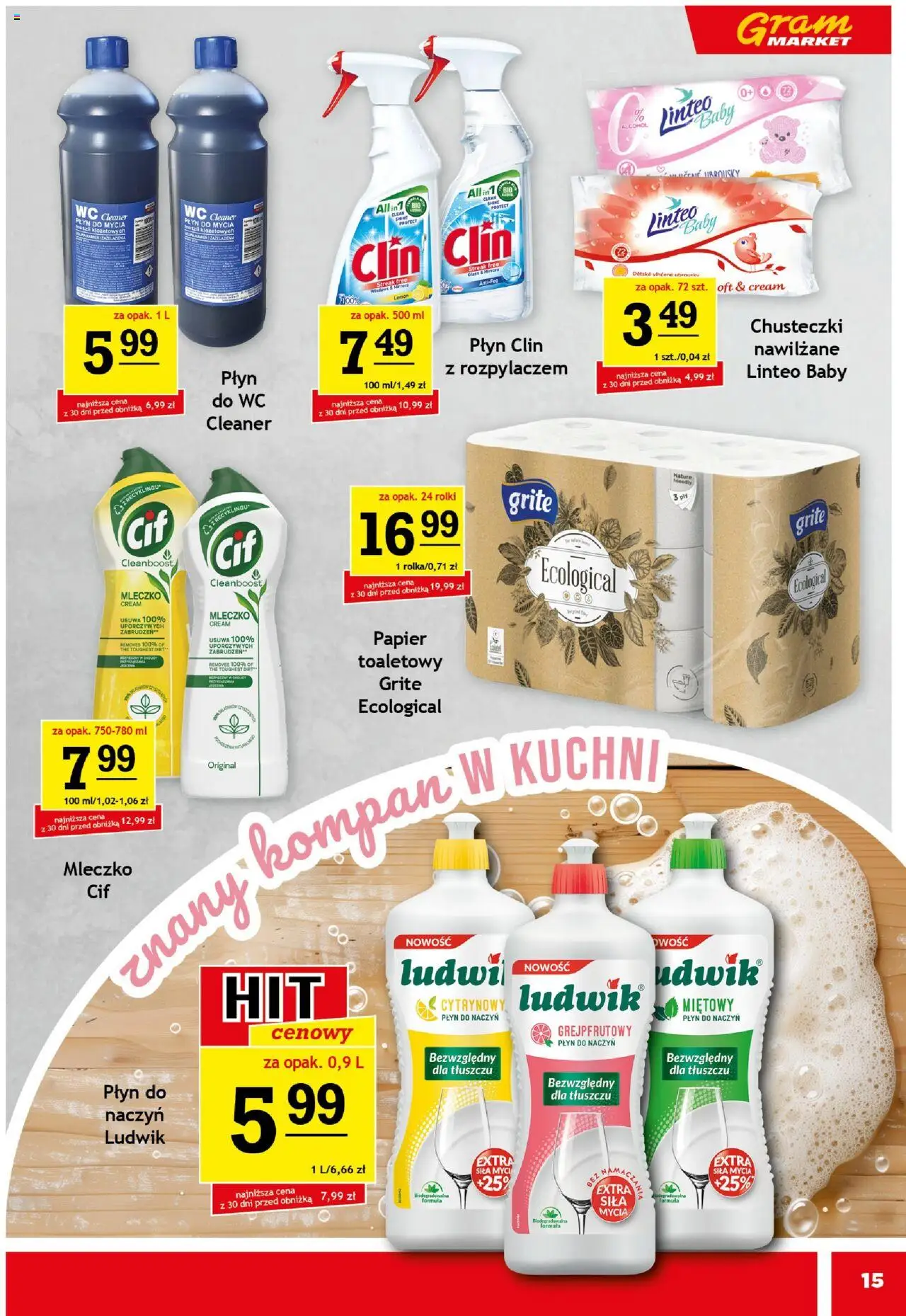 Gram Market Gazetka od 20.08.2025 | Strona: 15 | Produkty: Rolki, Cleaner