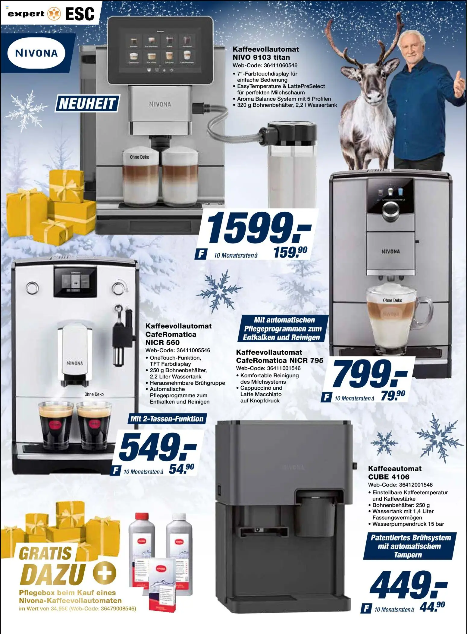 Expert Weihnachts sparen No. 2 – gültig ab 15.12.2025 | Seite: 4 | Produkte: Kaffeevollautomat