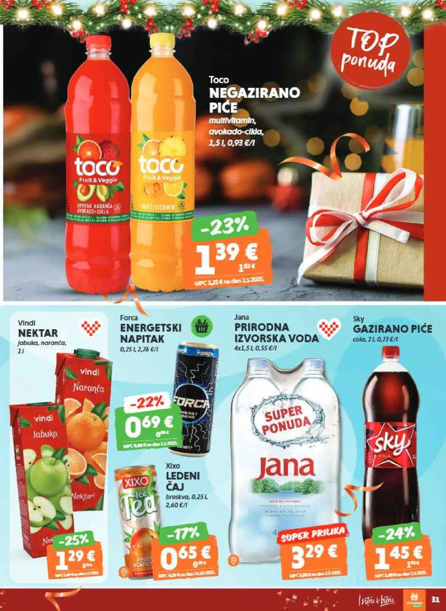 Studenac katalog | vrijedi od 17.12.2025 | Stranica: 31 | Proizvodi: Voda, Jabuka