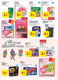 Alcampo - SST catalan litoral  │ válido desde el 30.07.2025 | Página: 9 | Productos: Espinaca, Helado, Bolsa, Gamba