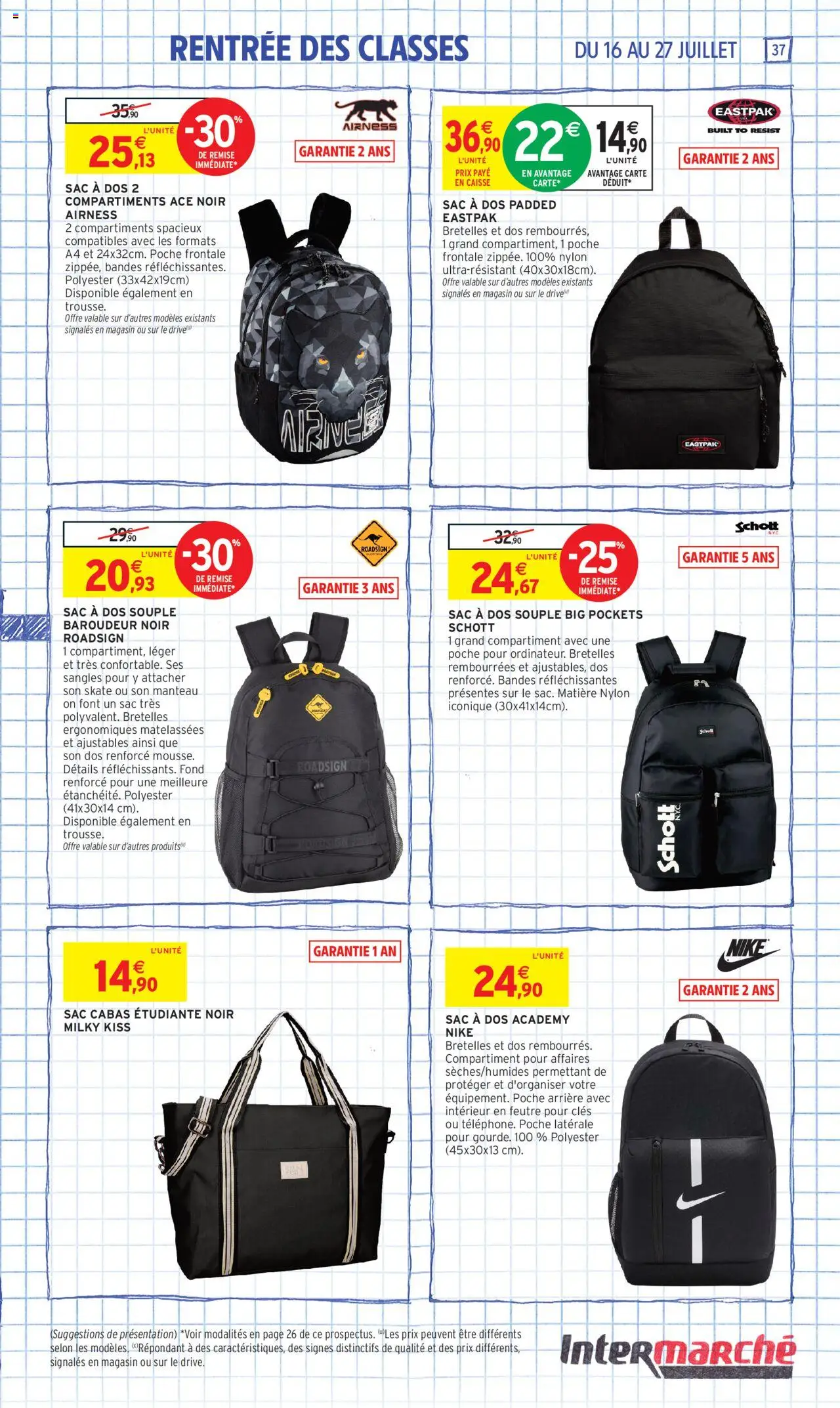  | Page: 38 | Produits: Sac, Skate, Manteau, Sac à dos