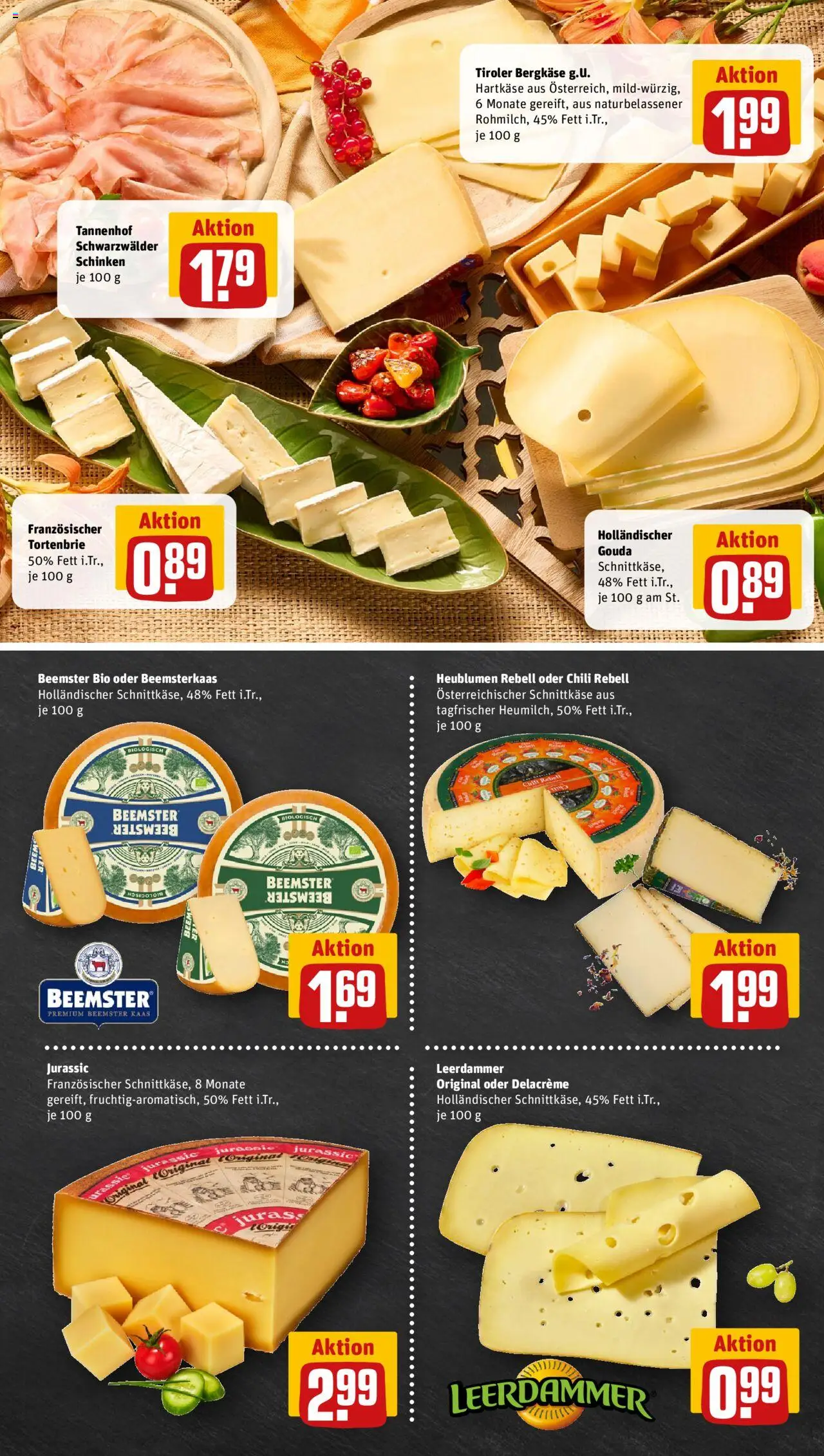 Rewe ihr Kaufpark Prospekt 	 - gültig ab dem 28.07.2025 | Seite: 9 | Produkte: Gouda, Leerdammer, Chili, Schinken