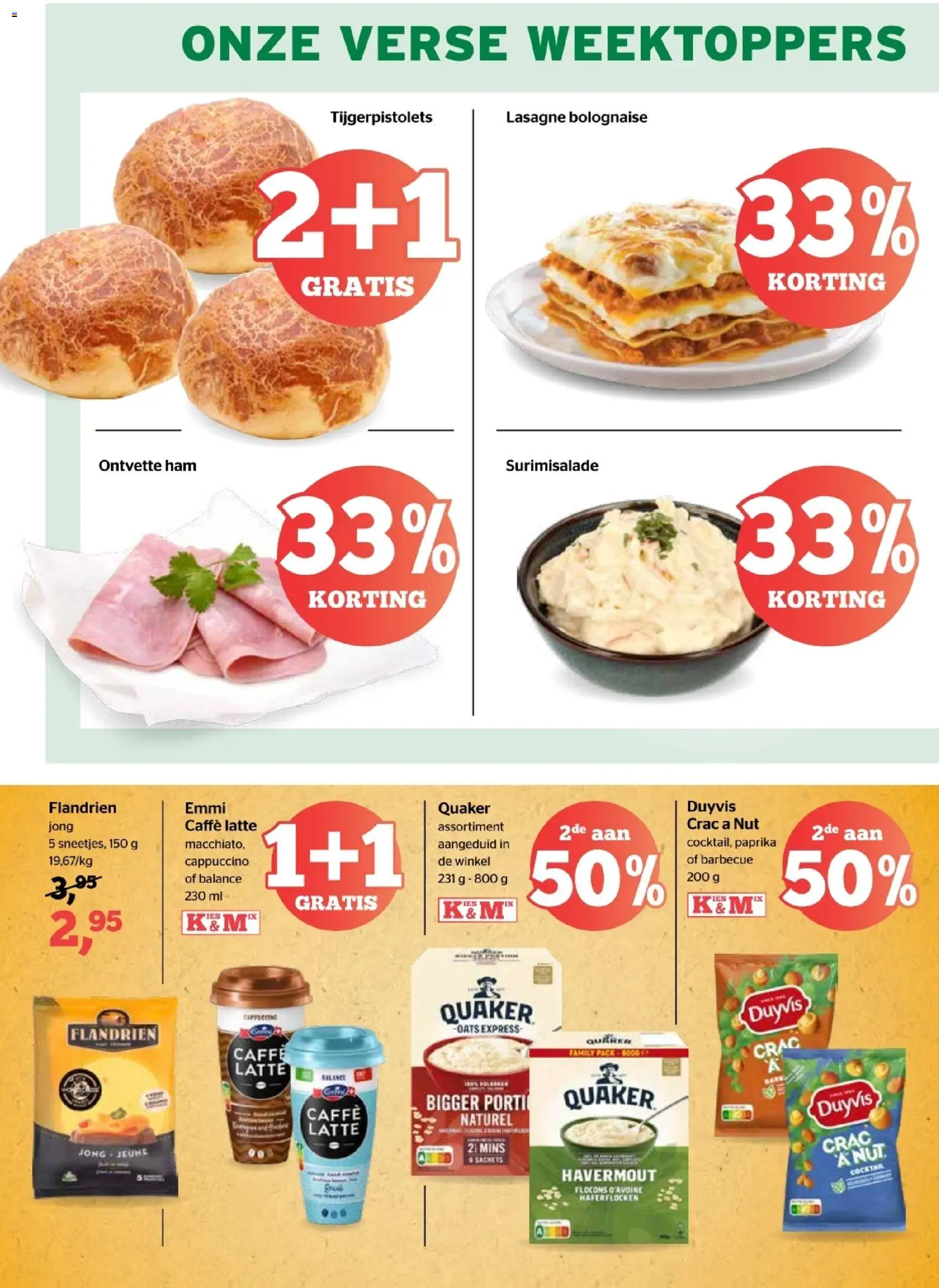 {H1} | Pagina: 2 | Producten: Ham, Lasagne, Cappuccino