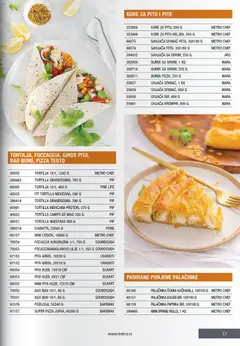 Metro hotelski doručak - pregled Metro kataloga - važi od 28.11.2025 | Strana: 17