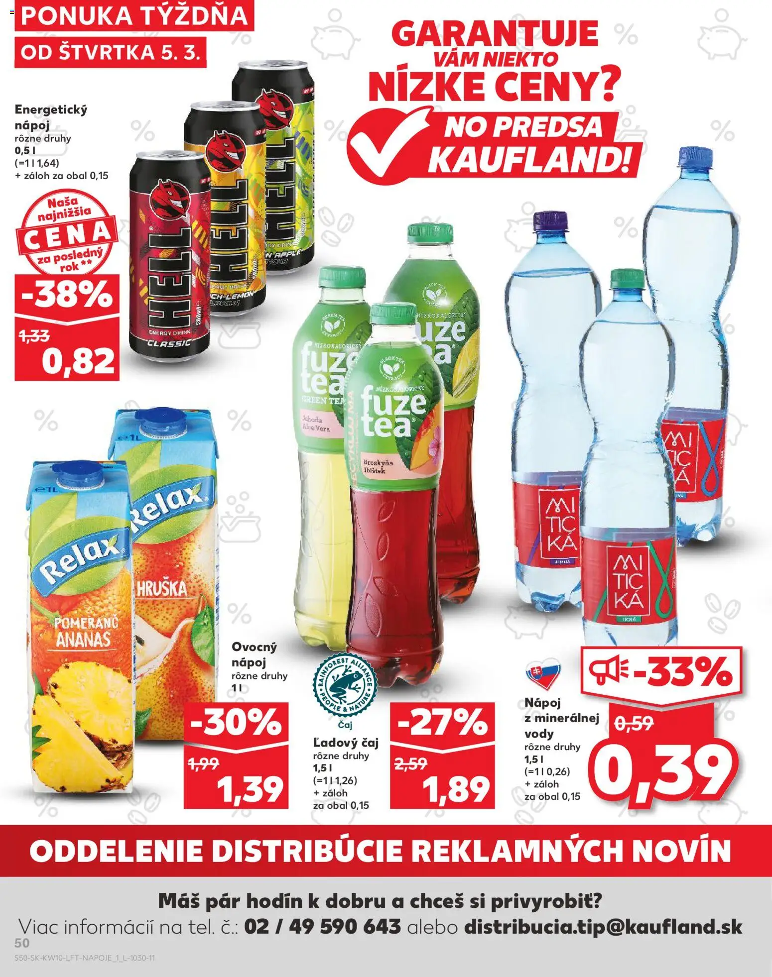 Kaufland SK akciós ujság - amely érvényes a következő dátumtól: 05.03.2026 | Oldal: 50
