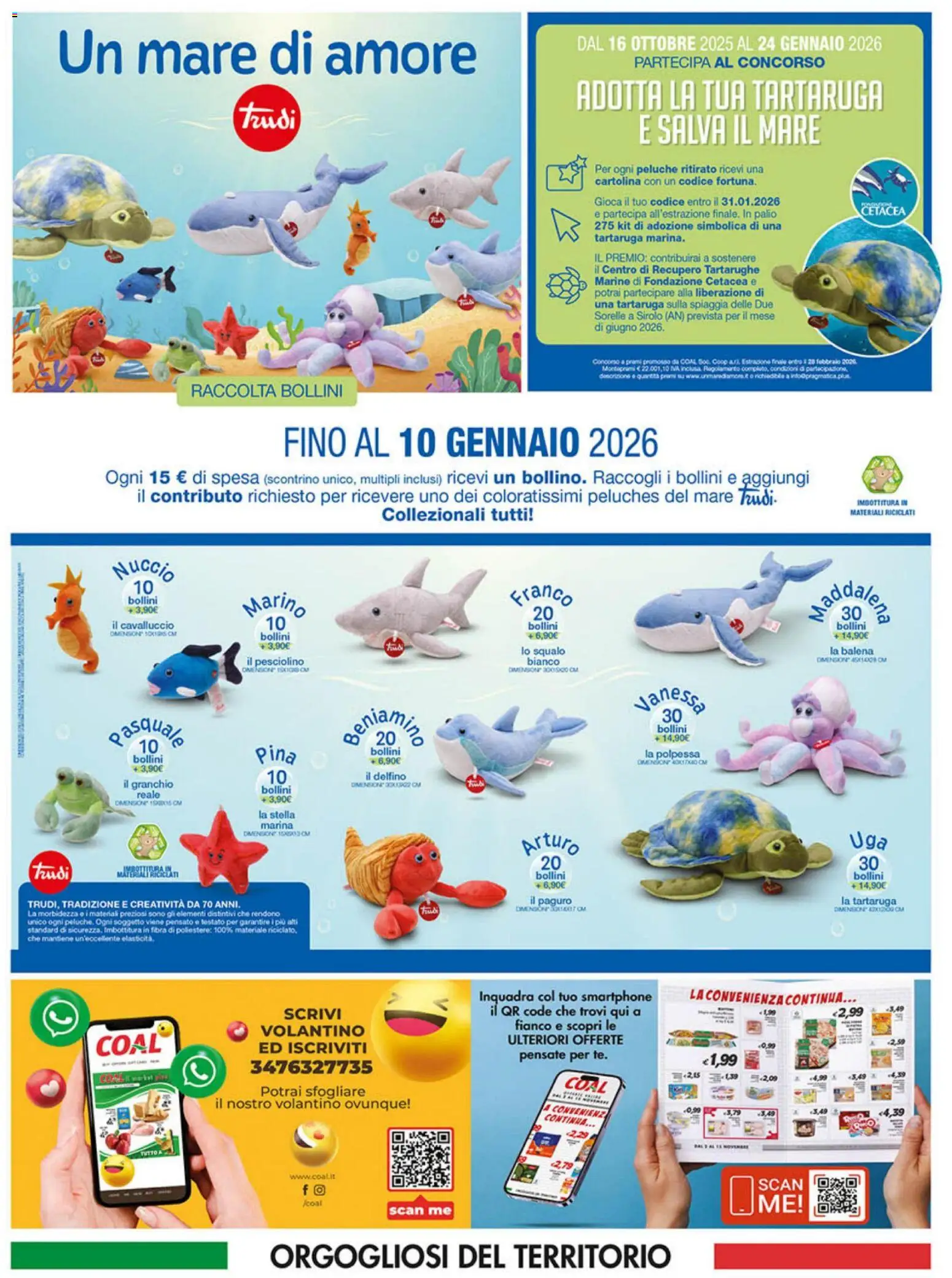 Volantino Coal del 23.10.2025 | Pagina: 16 | Prodotti: Peluche, Smartphone