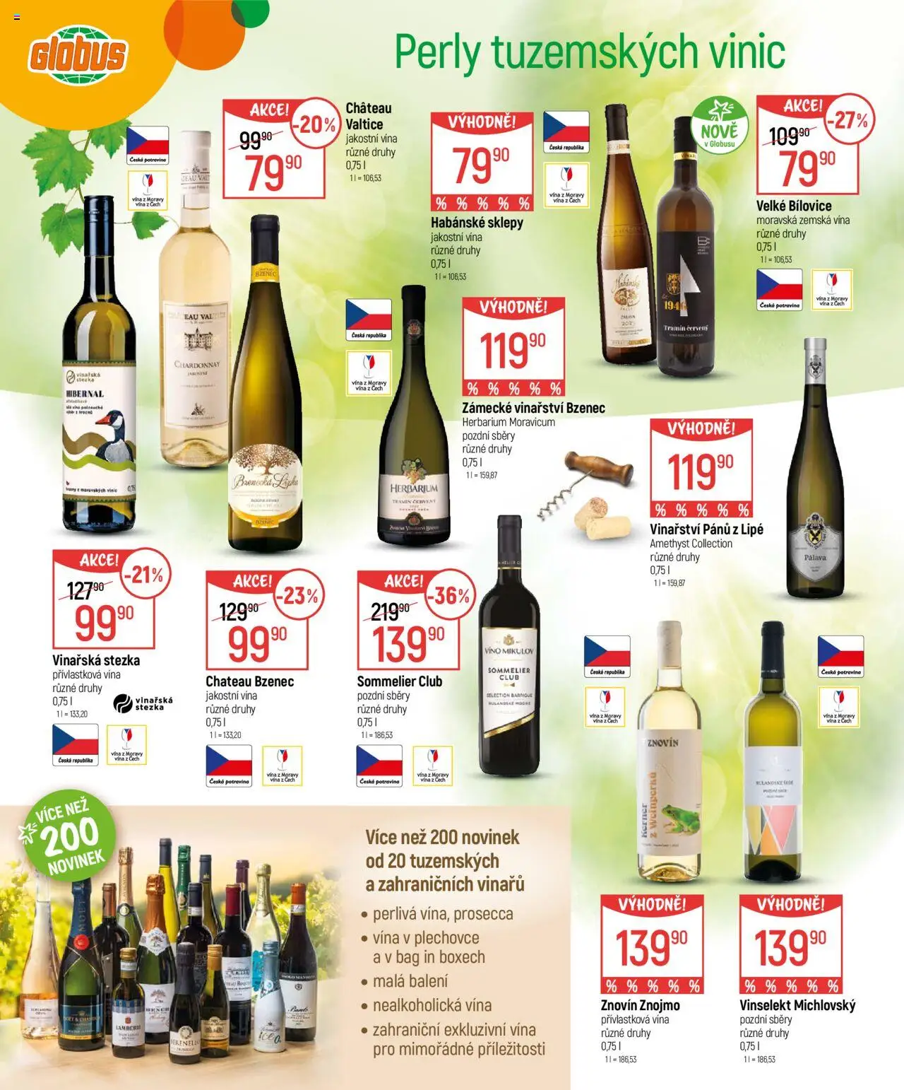 Globus leták - Chutě podzimu od 24.09.2025 | Strana: 2 | Produkty: Globus, Víno, Habánské sklepy, Tramín červený