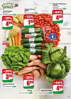 Pogląd oferty "Kapusta młoda, 1 szt." - ważna od 22.04.2026 | Strona: 39