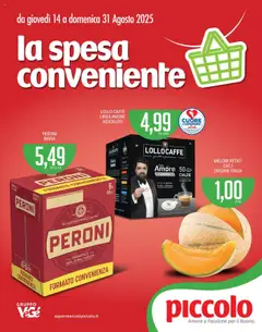 Anteprima del volantino Volantino Piccolo	 valido a partire dal 14.08.2025
