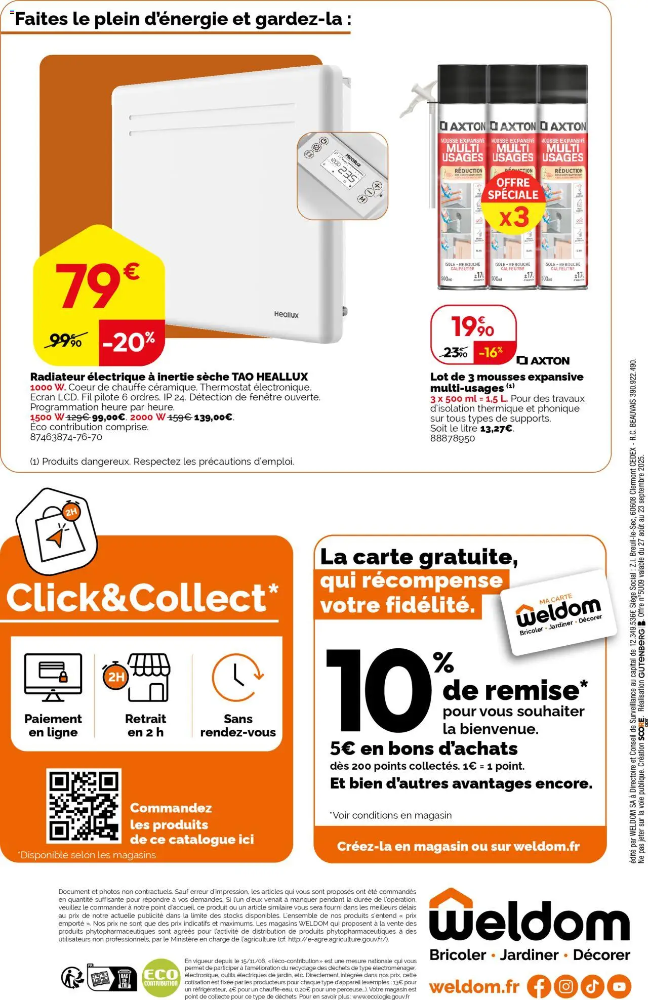 | Page: 8 | Produits: Perceuse, Mousse, Mousse expansive, Radiateur