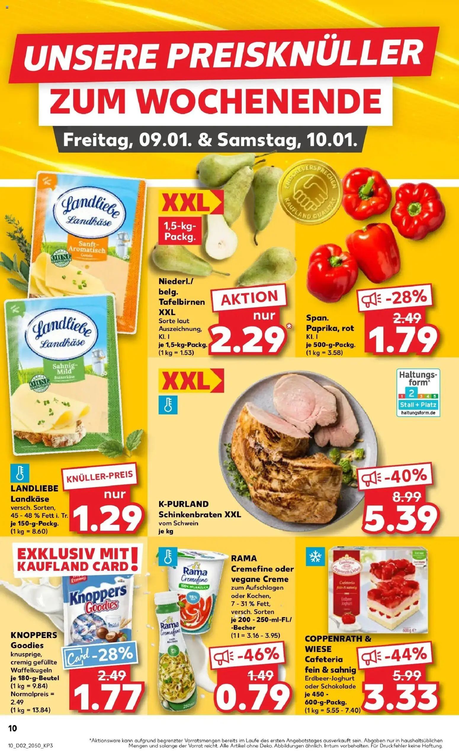 Kaufland prospekt Aalen	 – gültig ab 08.01.2026 | Seite: 10 | Produkte: Rama, Rama cremefine, Creme, Knoppers
