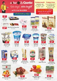 Náhled letáku Astur & Qanto leták - cash&carry Jeseník, Krnov od 11.03.2026