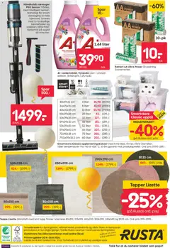 Forhåndsvisning av Rusta kundeavis gyldig fra 20.04.2026 | Side: 20 | Produkter: Сушильные машины, Støvsuger, Batteri, Teppe