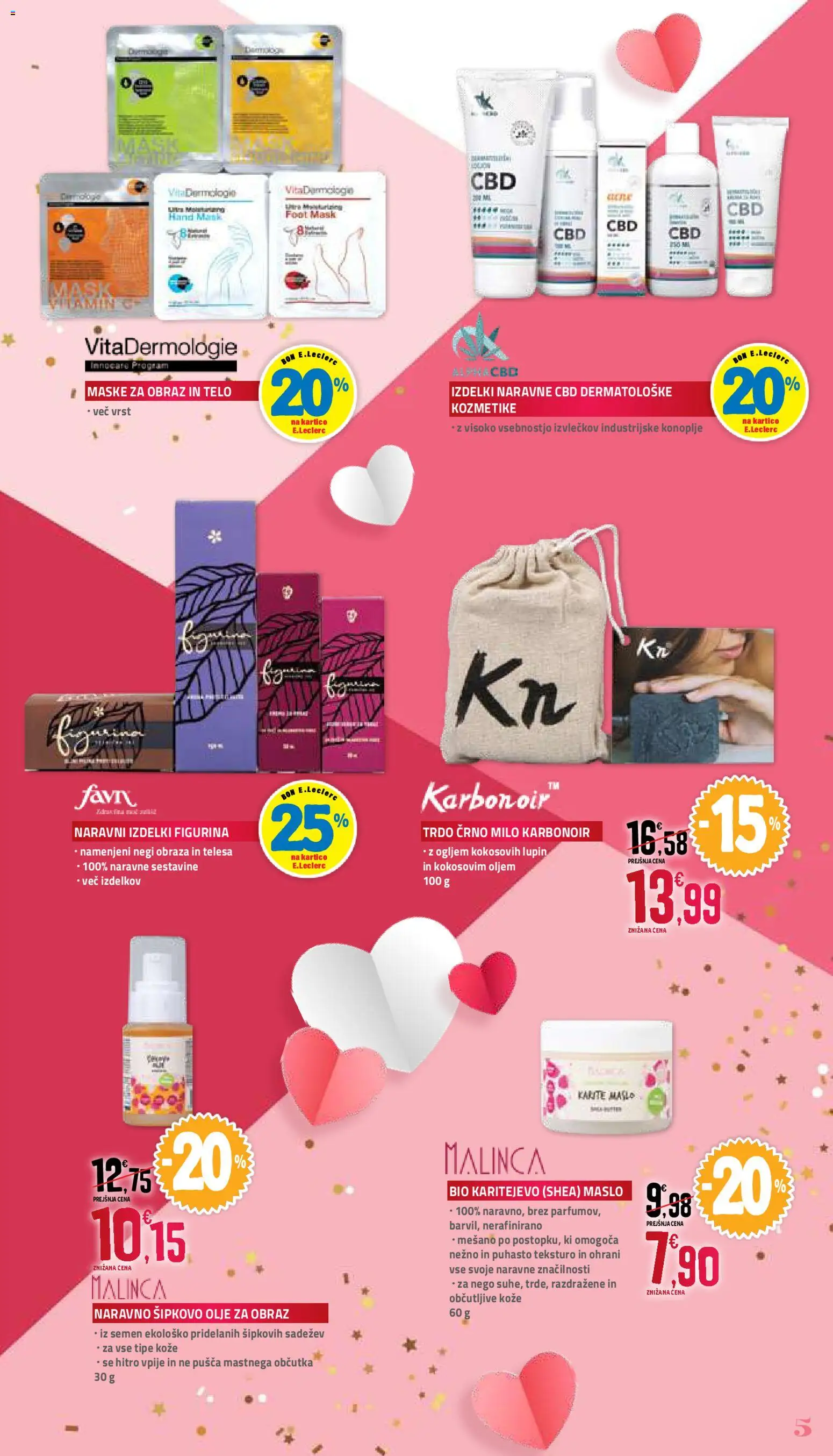 Novi E.leclerc katalog ponudbe – veljaven od 30.01.2026 | Stran: 5 | Izdelki: Maslo, Olje, Milo