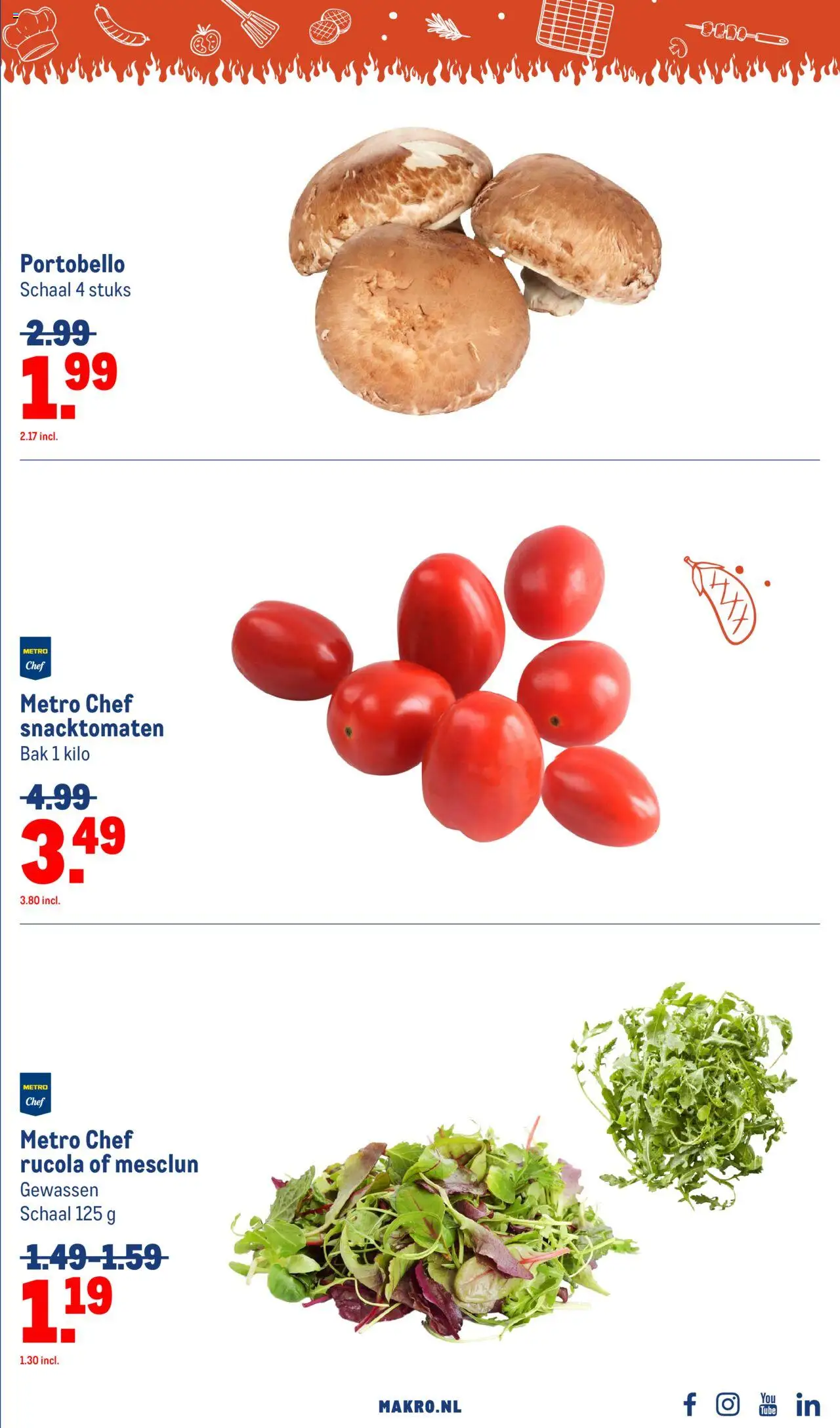  | Pagina: 17 | Producten: Rucola, Schaal