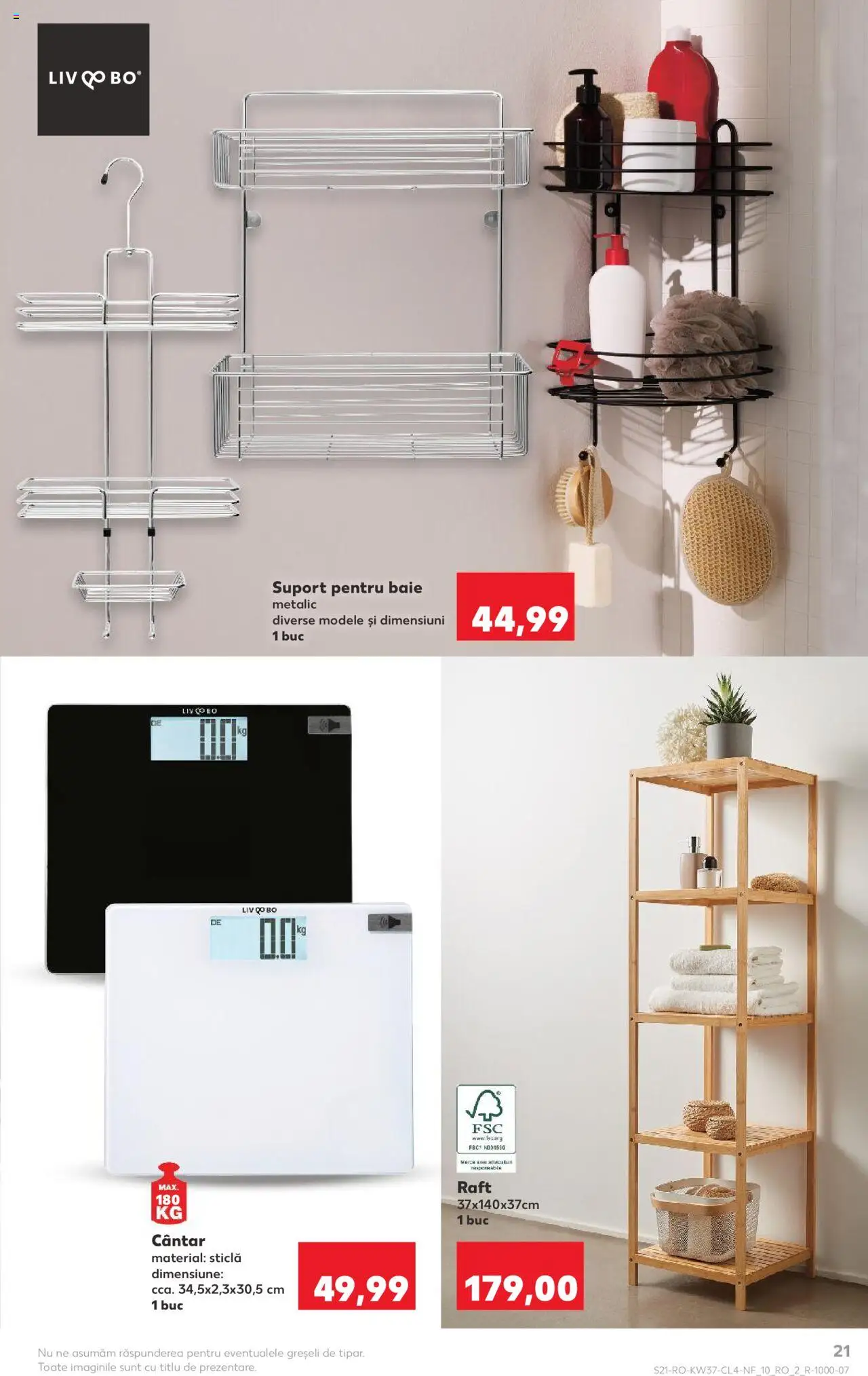 Noul catalog Kaufland – valabil de la 10.09.2025 | Pagină: 21 | Produse: Cântar, Raft