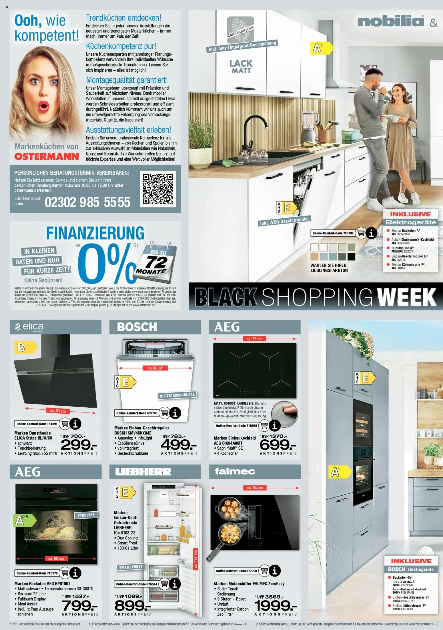 Ostermann - Black Friday – gültig ab 22.11.2025 | Seite: 10 | Produkte: Bosch, Liebherr, Backofen, Kuchen
